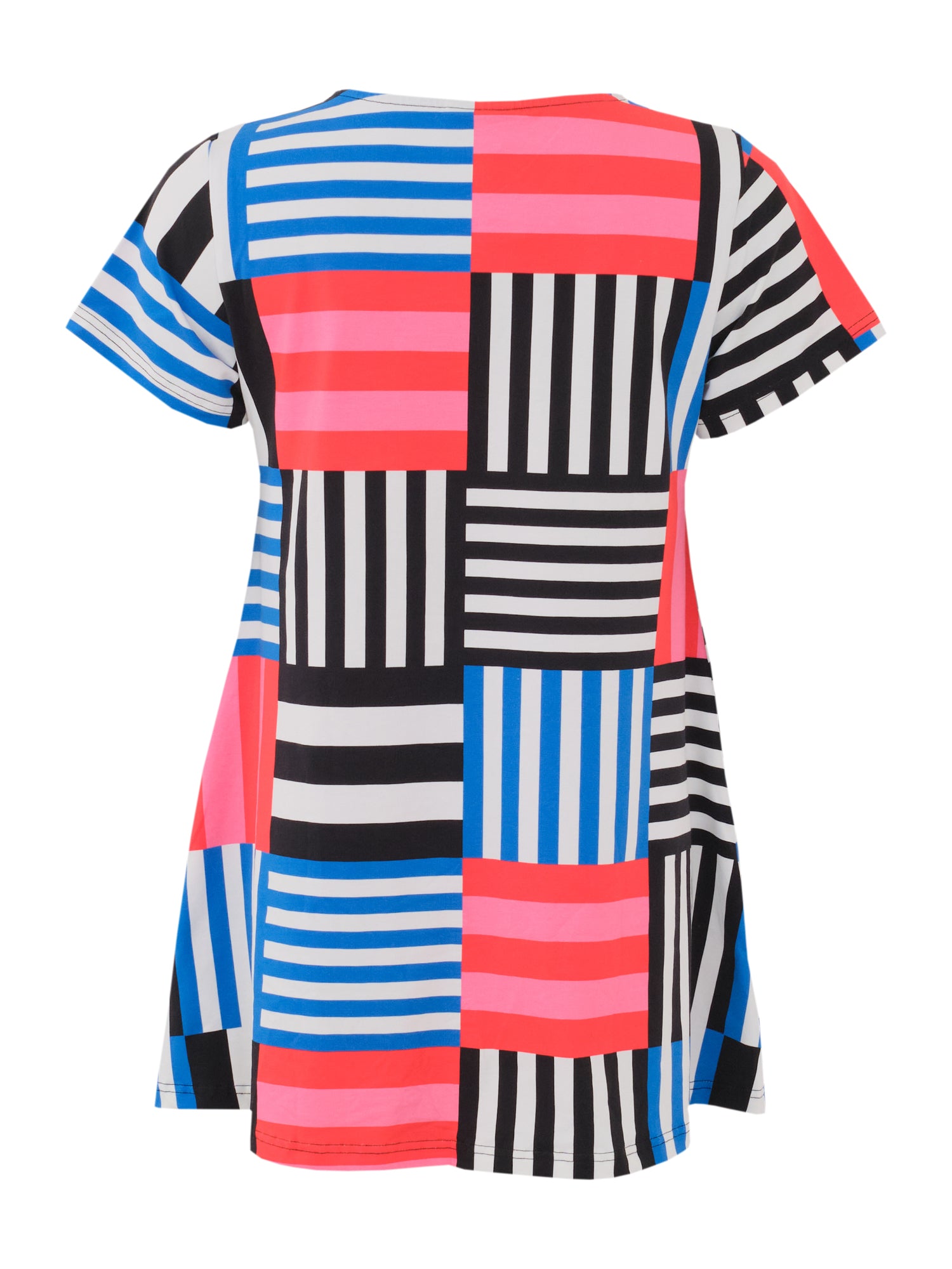 Pouta T-shirt Tilkkutäkki, Blue/Red