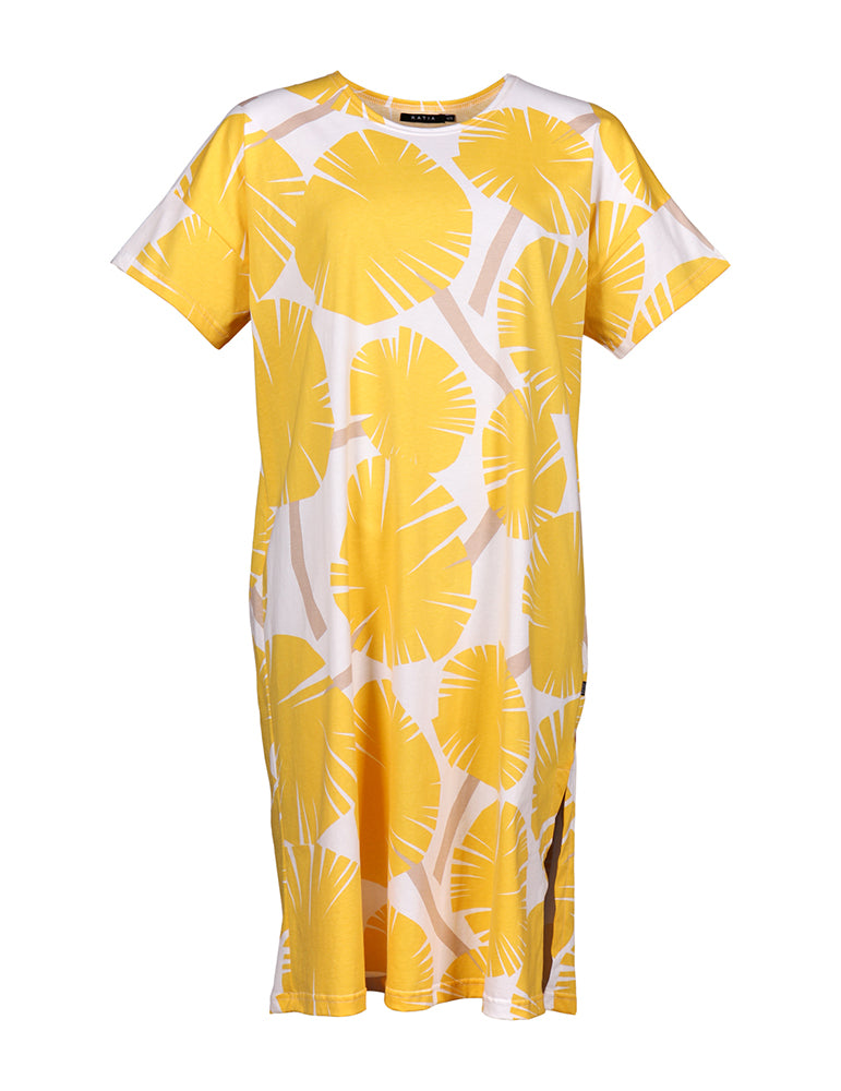 Adina Yöpaita Voikukka Valkoinen/Keltainen