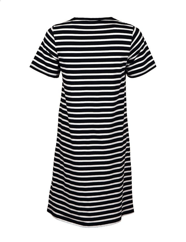 Moona Paituli Klassikkoraita, Musta/Valkoinen