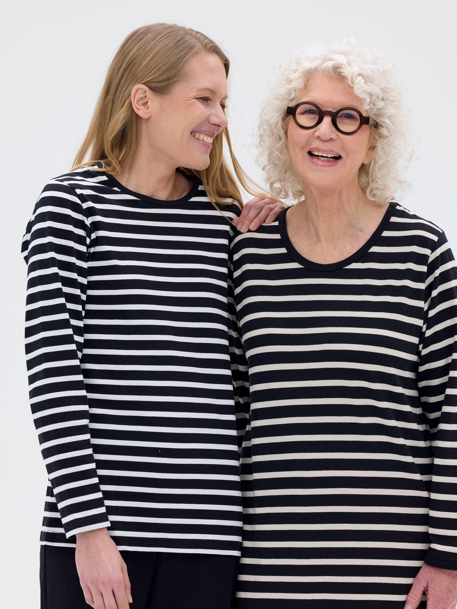 Sofia Pyjamas Classic Stripe, Black/White