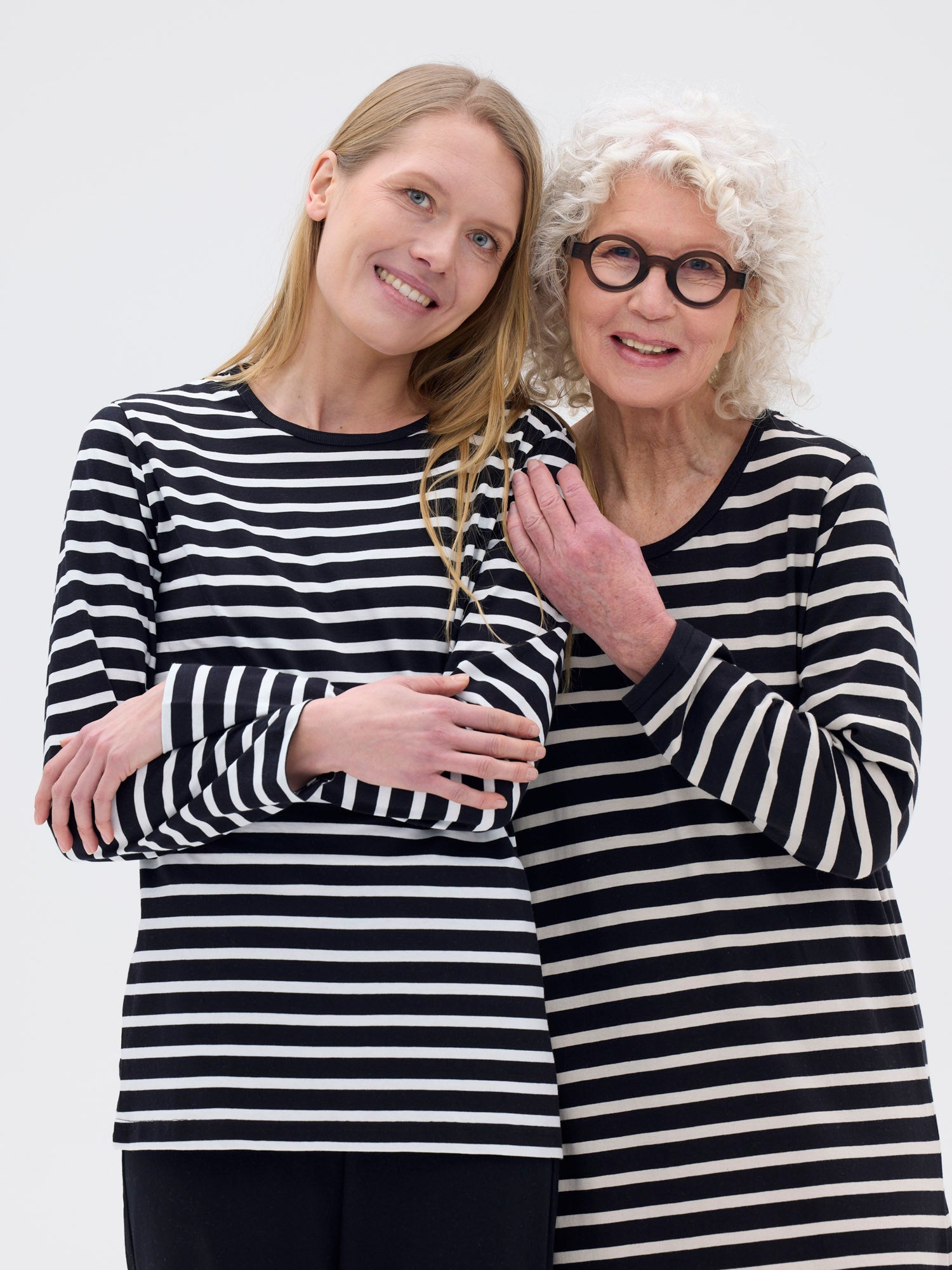 Sofia Pyjamas Classic Stripe, Black/White