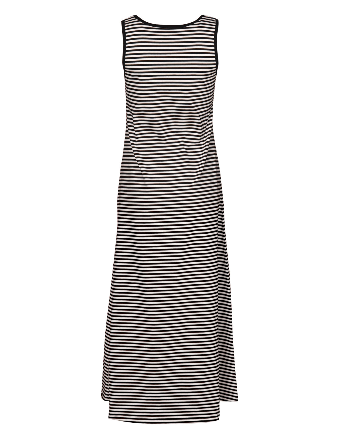 Angelika Yöpaita Vaakaraita, Musta/Valkoinen