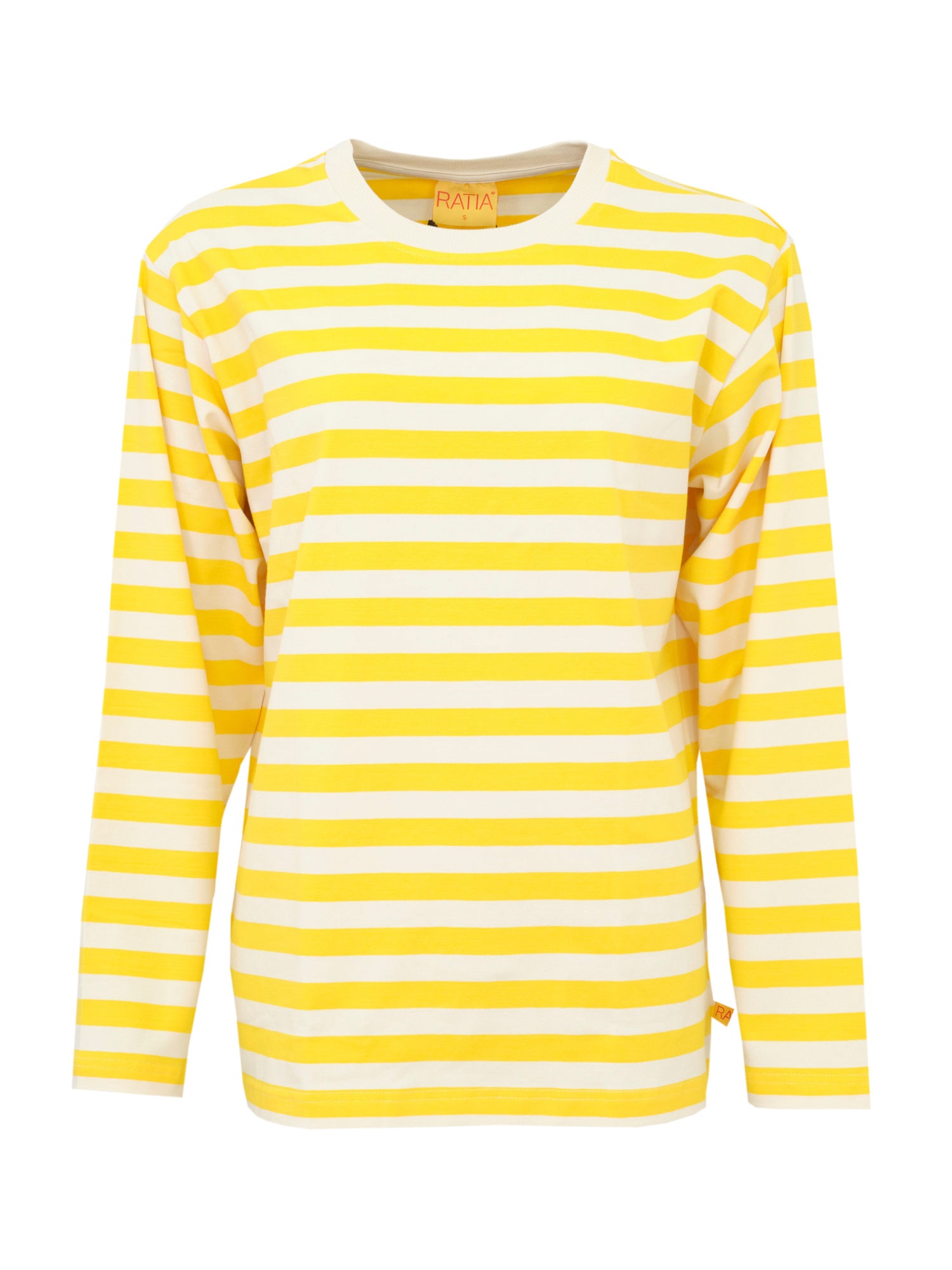 Unisex Shirt Modesto Stripe, Yellow/White