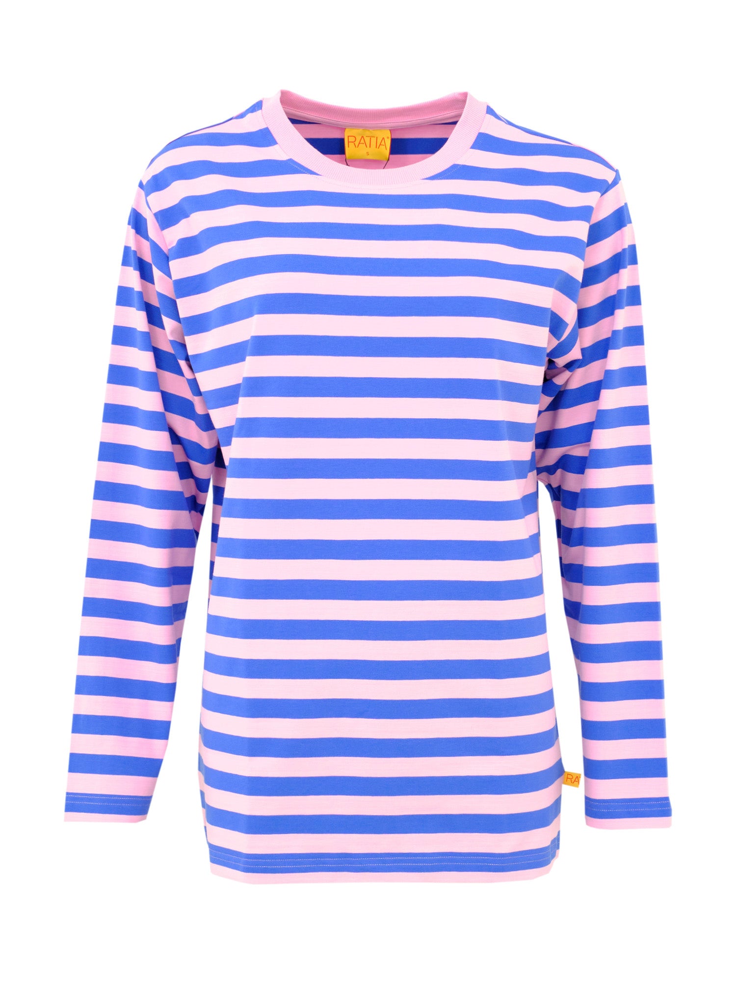 Unisex Shirt Modesto Stripe, Pink/Blue
