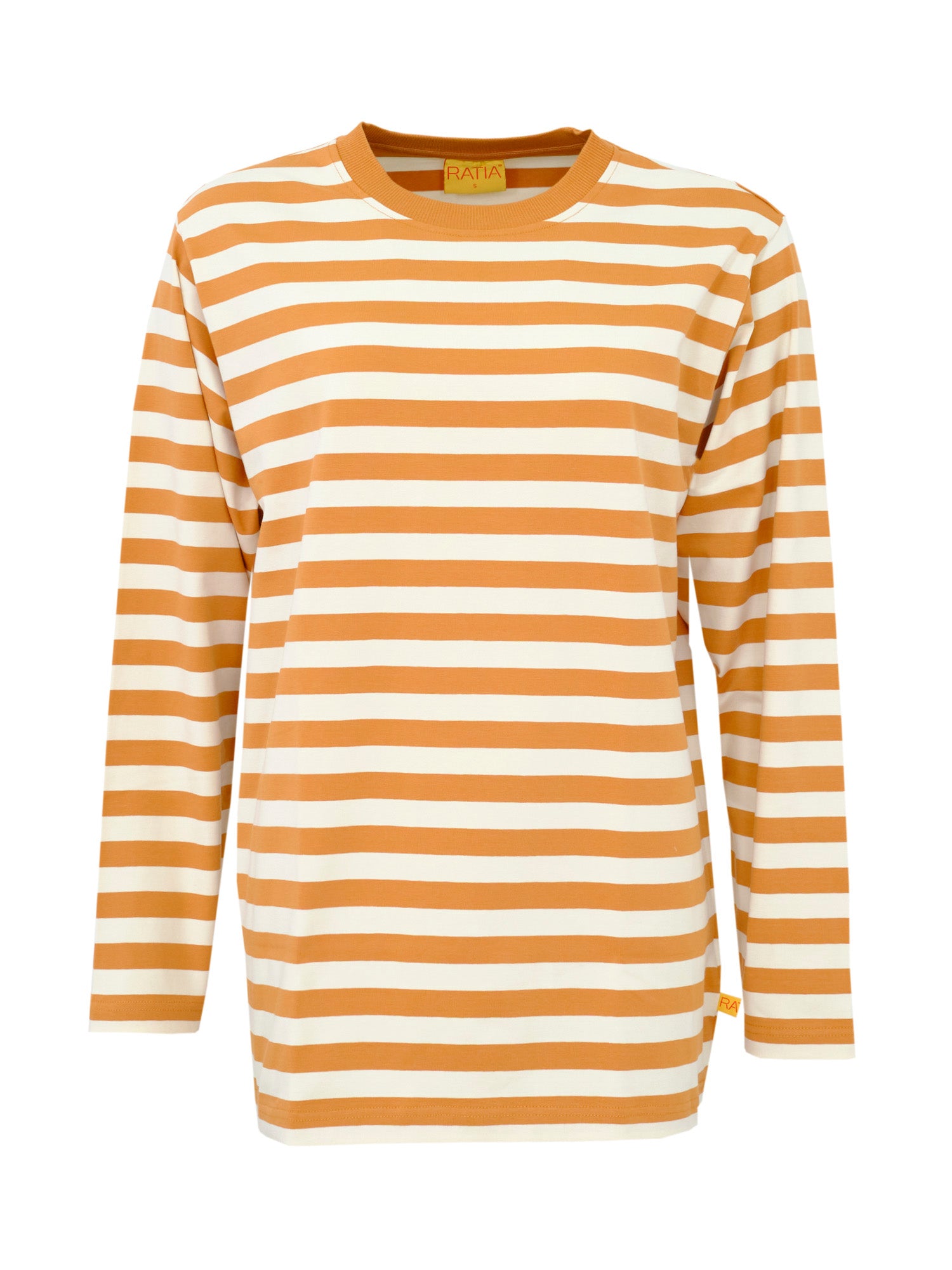 Unisex Shirt Modesto Stripe, Brown/White