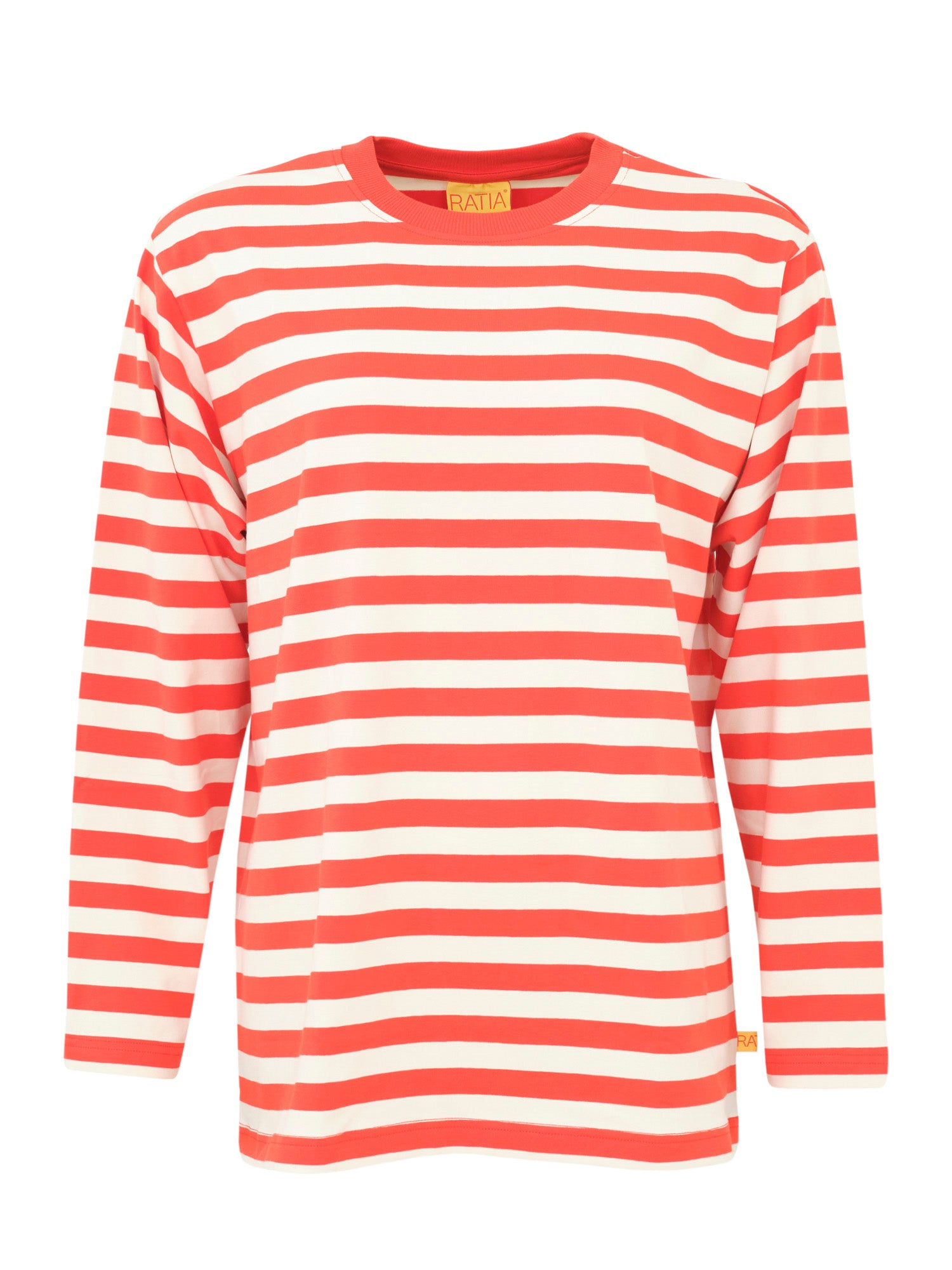 Unisex Shirt Modesto Stripe, Red/White