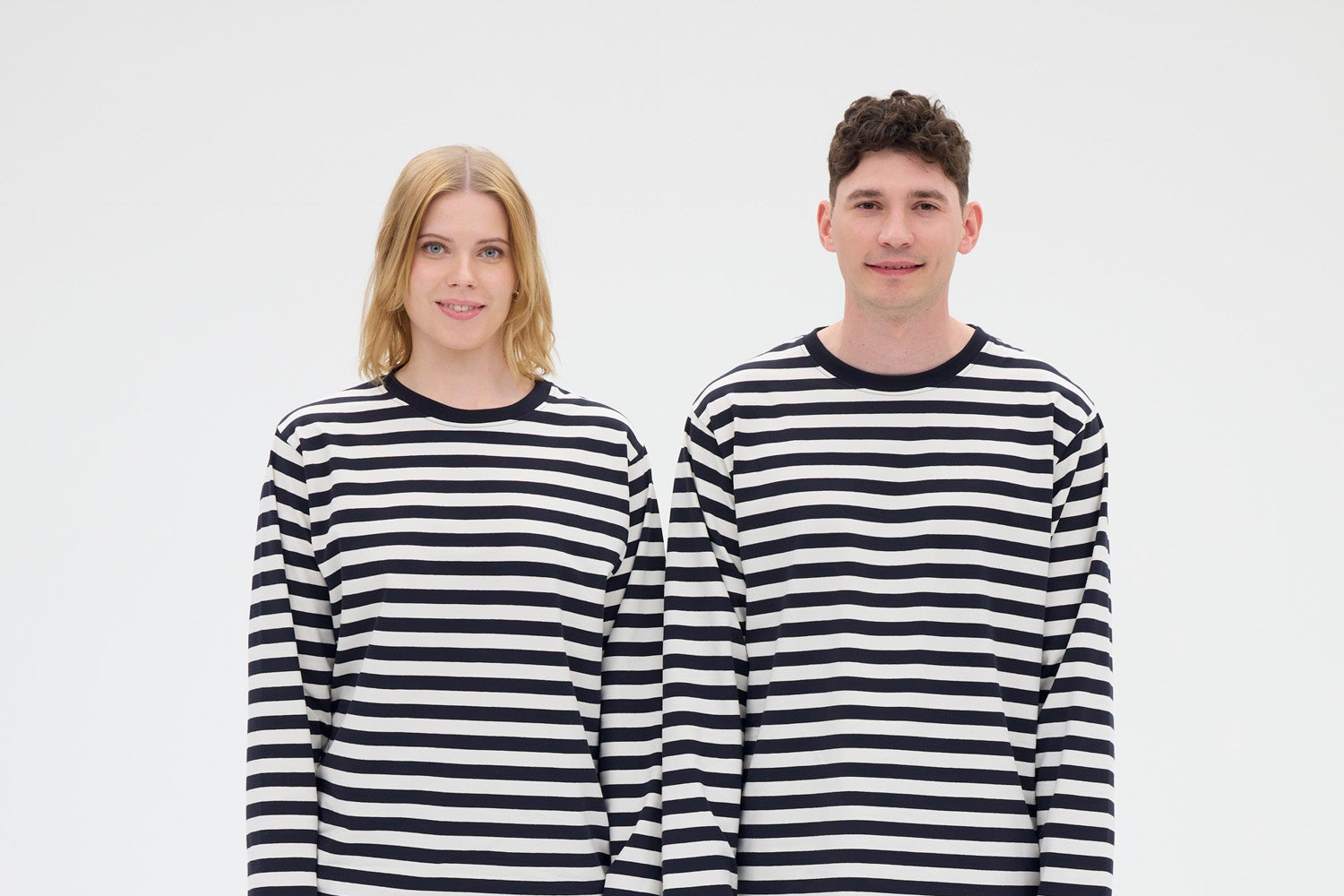 Unisex Shirt Modesto Stripe, Black/White