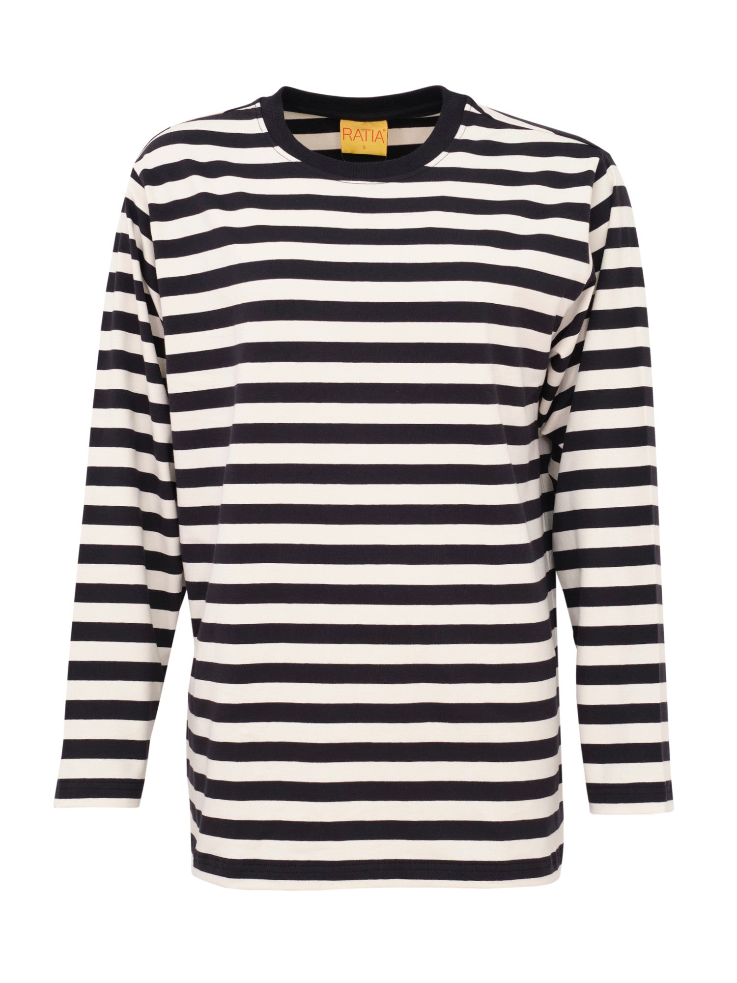 Unisex Shirt Modesto Stripe, Black/White