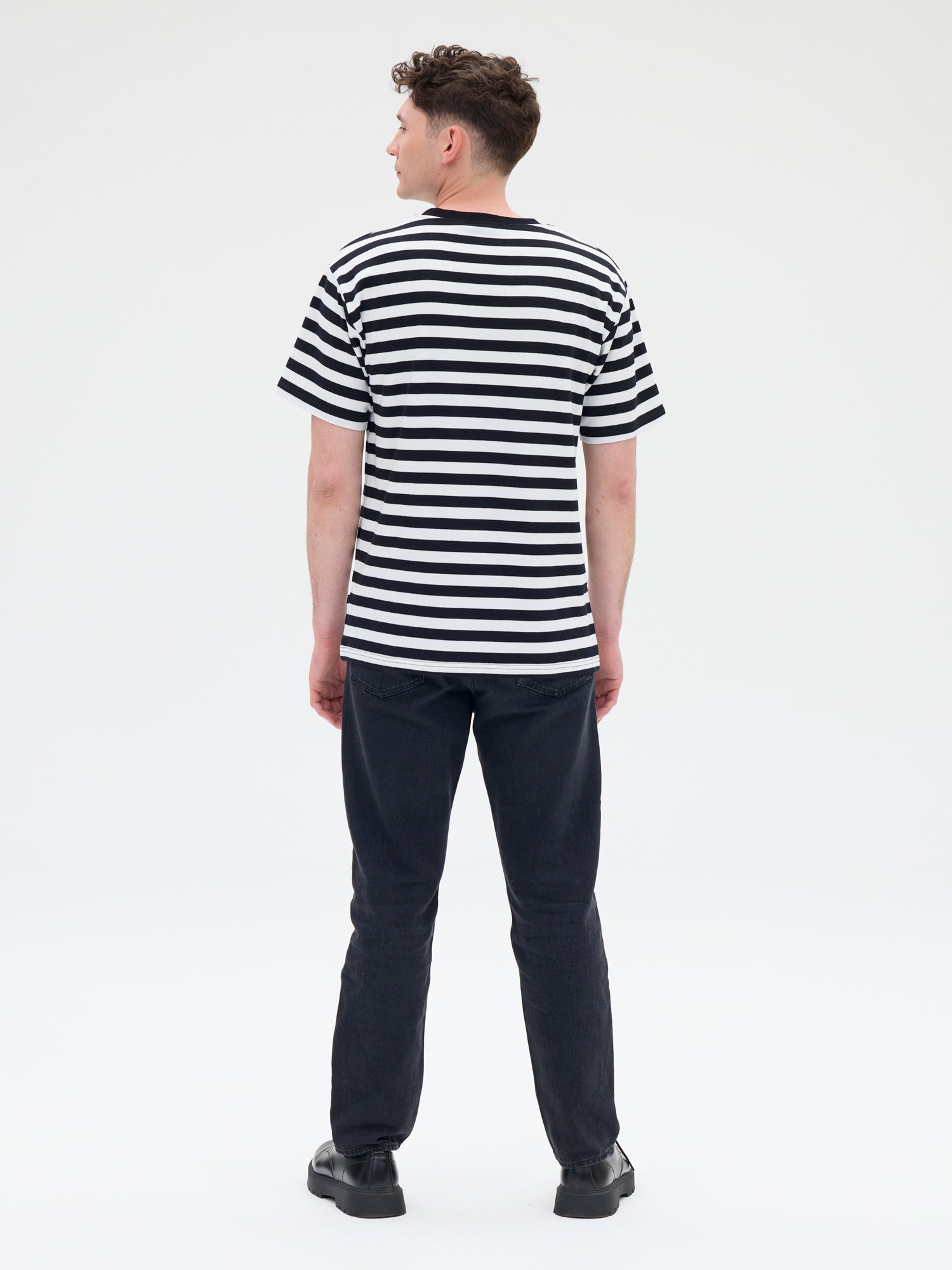T-shirt Stripe, Black/White
