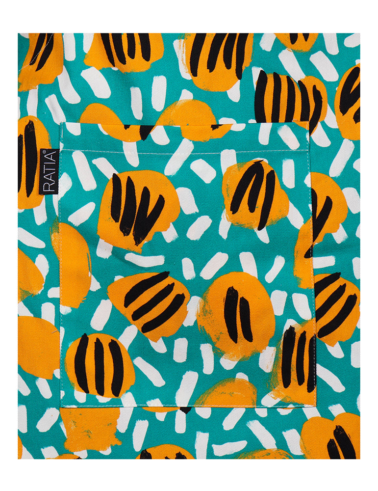 Esiliina Esikko, Vihreä/Keltainen