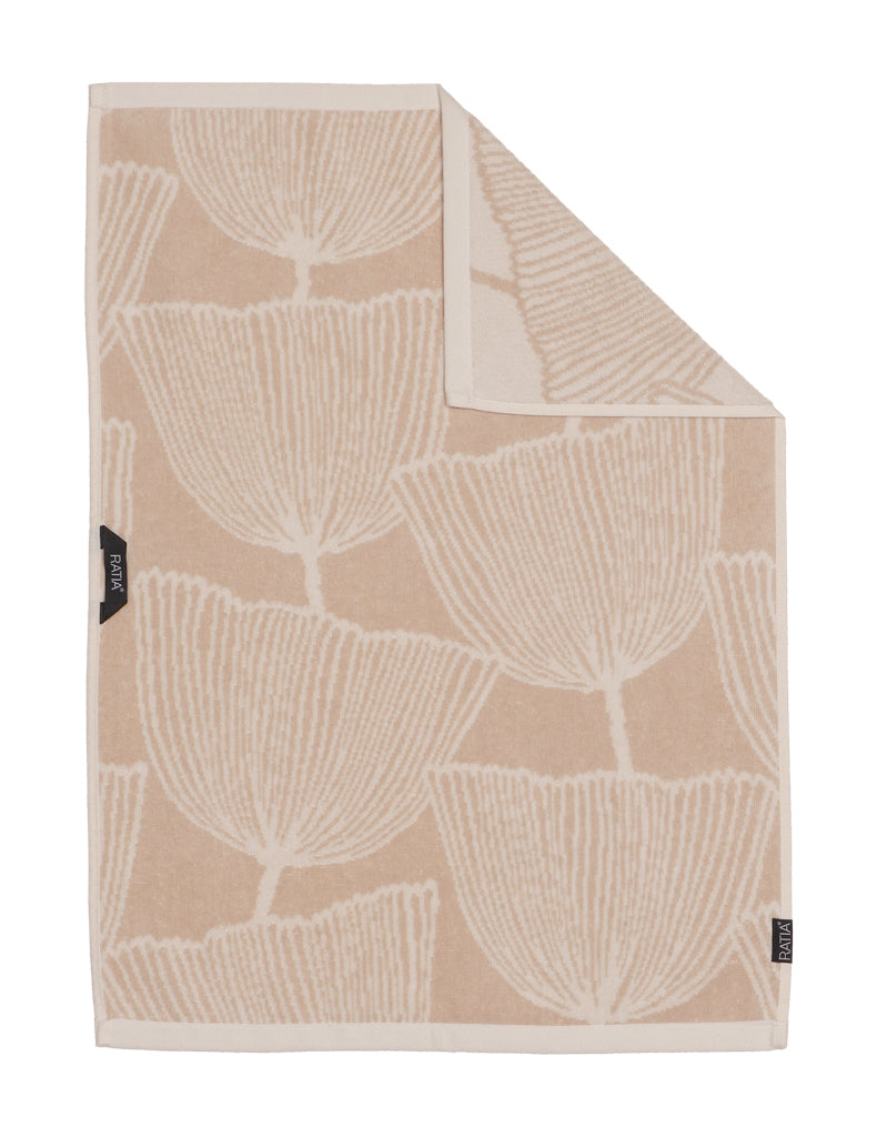 Hand Towel Cosmos, Beige/Grey