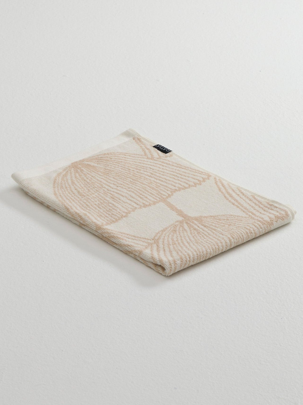 Hand Towel Cosmos, Beige/Grey