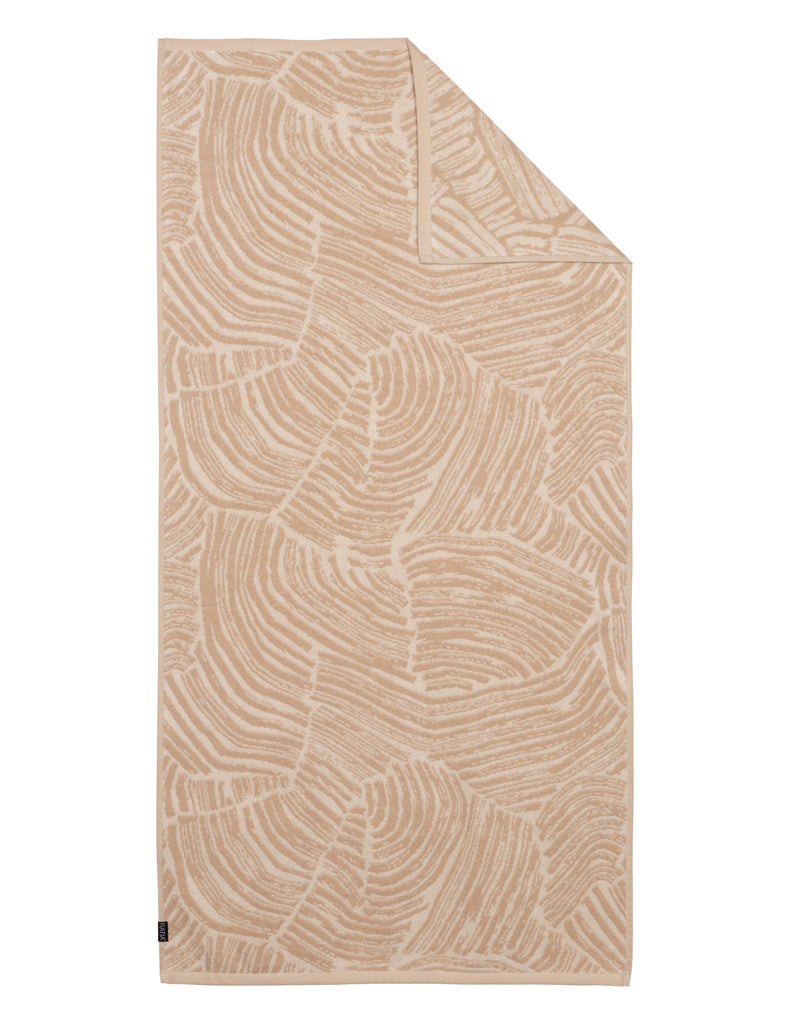 Bath Towel Kalliolla, Beige/Grey