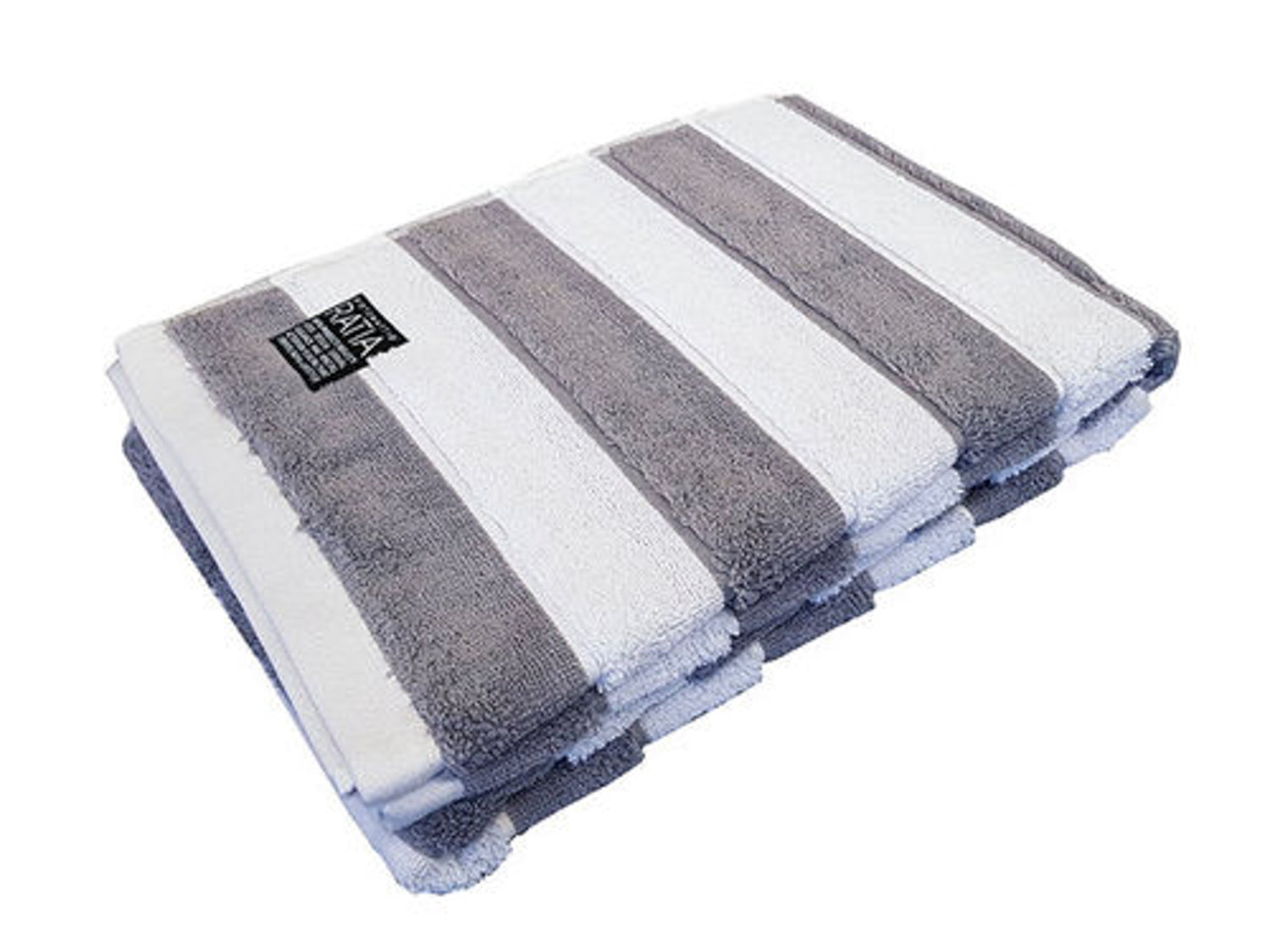 Kylpypyyhe Texture, Harmaa/Valkoinen