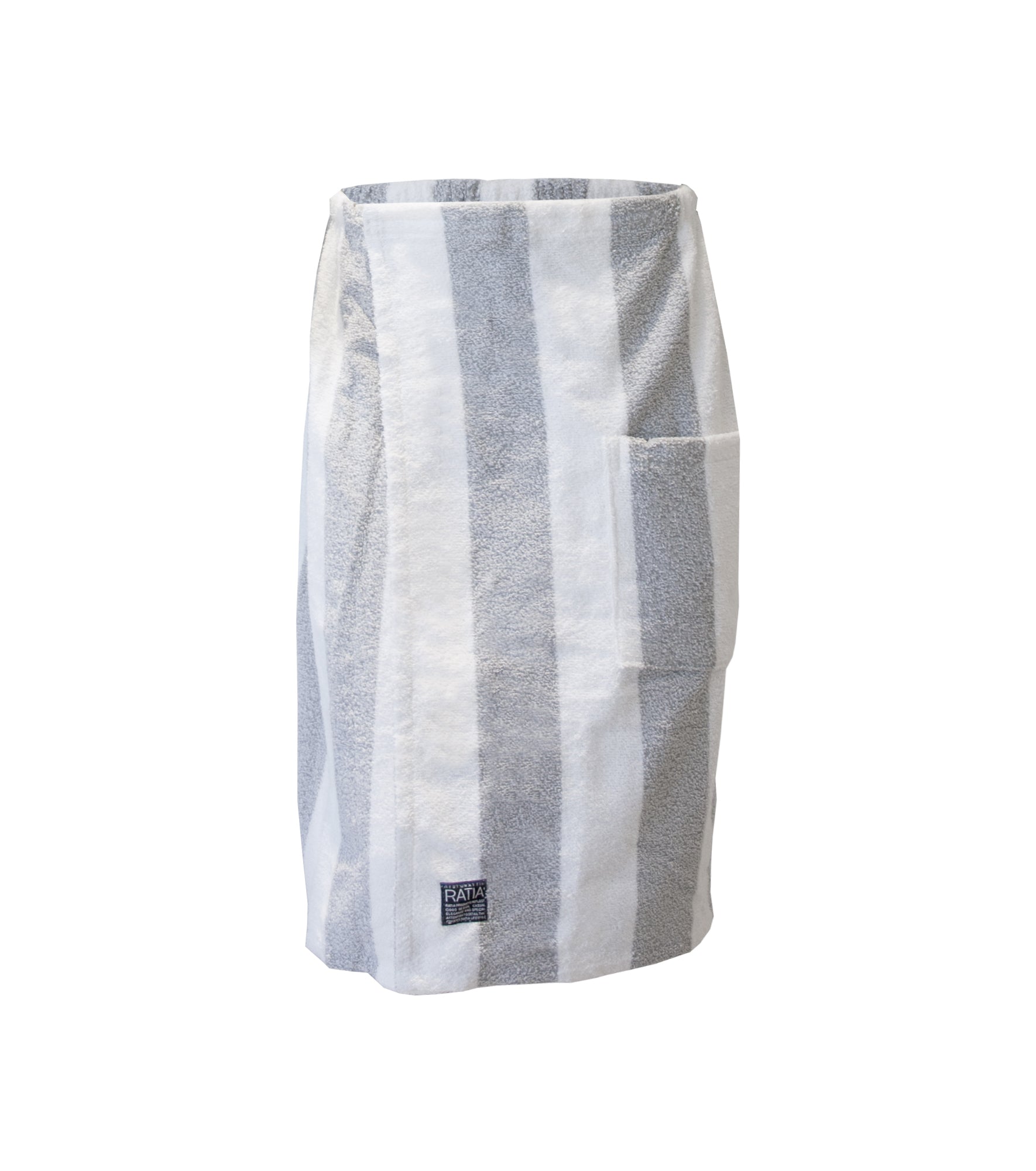 Men's Saunakilt  Pepperstripe, Grey/White