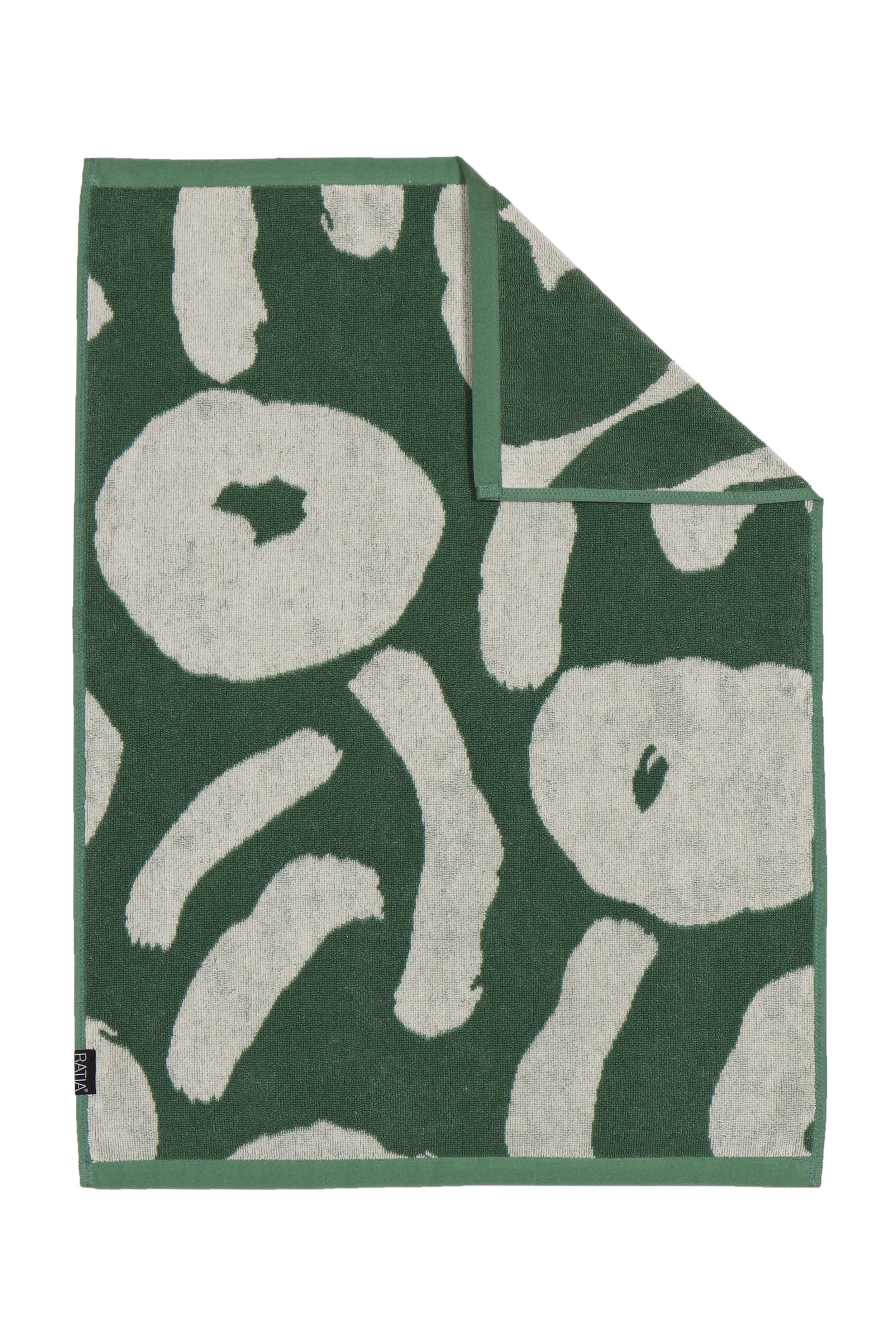 Käsipyyhe Nuppunen, Vihreä/Valkoinen