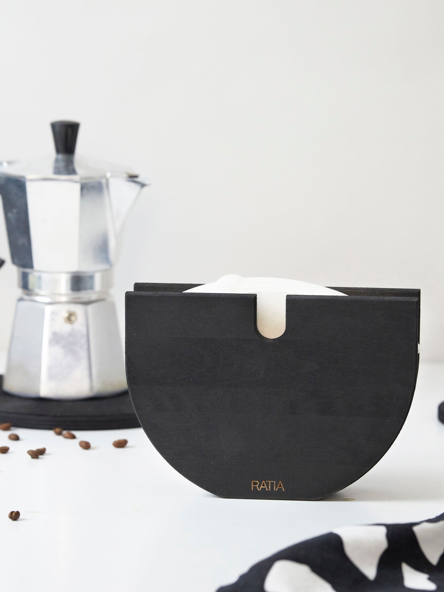 Unna Filter Paper Holder, Black