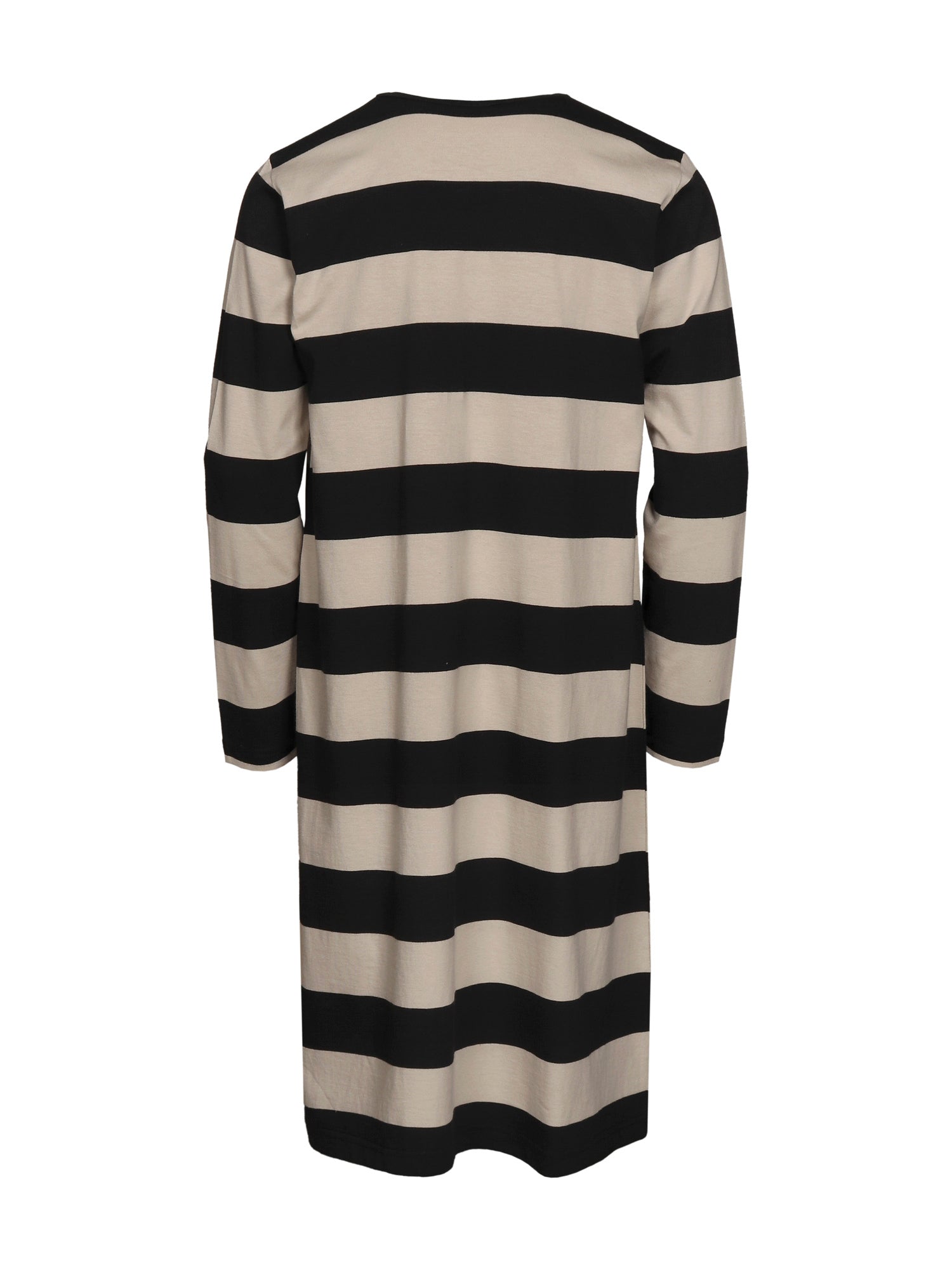 Children's Nella Nightgown Stripe, Black/Sand