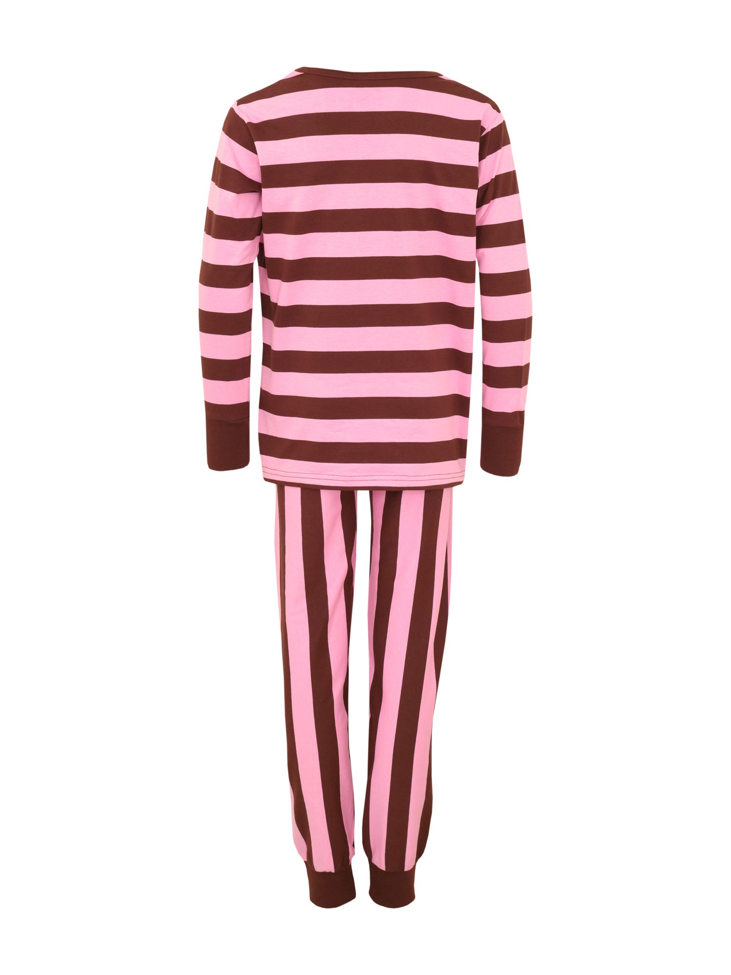 Children's Pyjamas Stripe, Pink/Burgundy