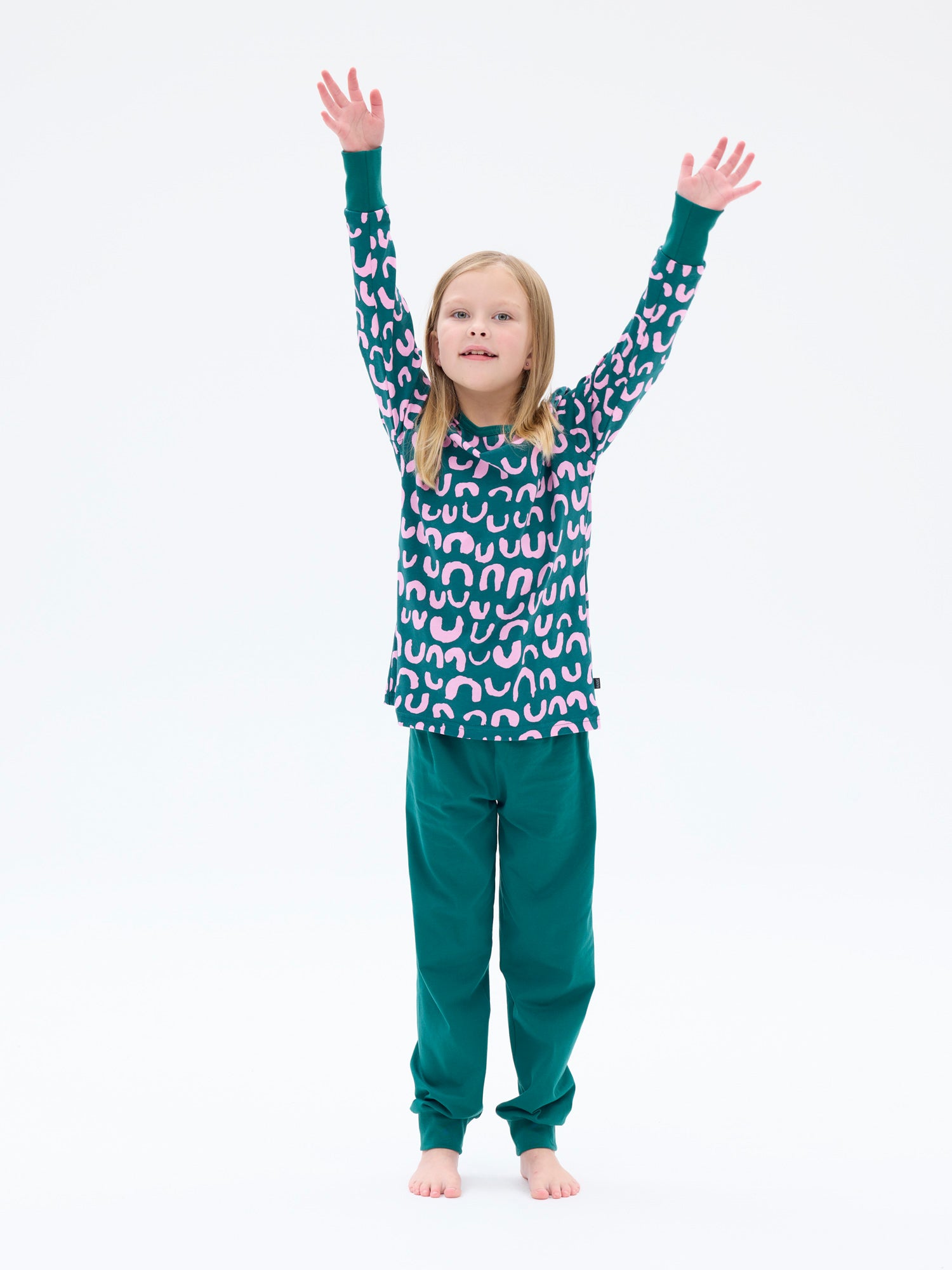Lasten Pyjama Nurinkurin Pinkki Vihre Ratia Lasten Pyjama Nurinkurin Pinkki Vihre Ratia