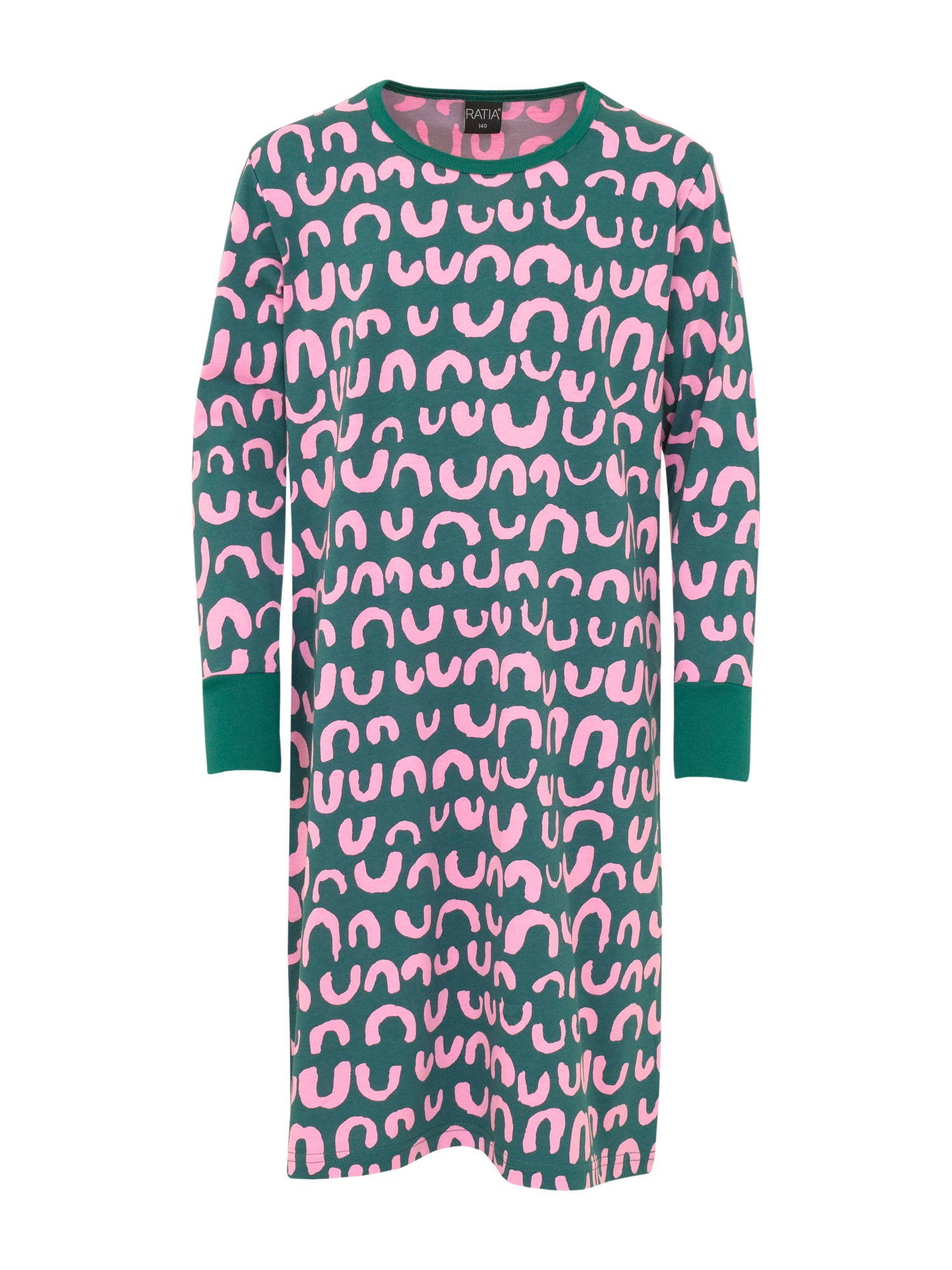 Children's Nightgown Nurinkurin, Pink/Green