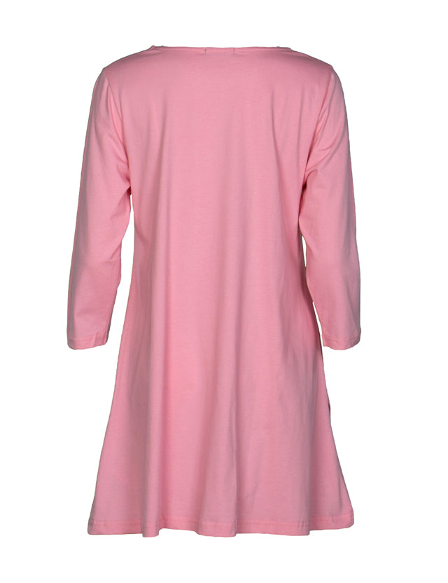 Pisara Tunika 3/4 hiha, Vaaleanpunainen