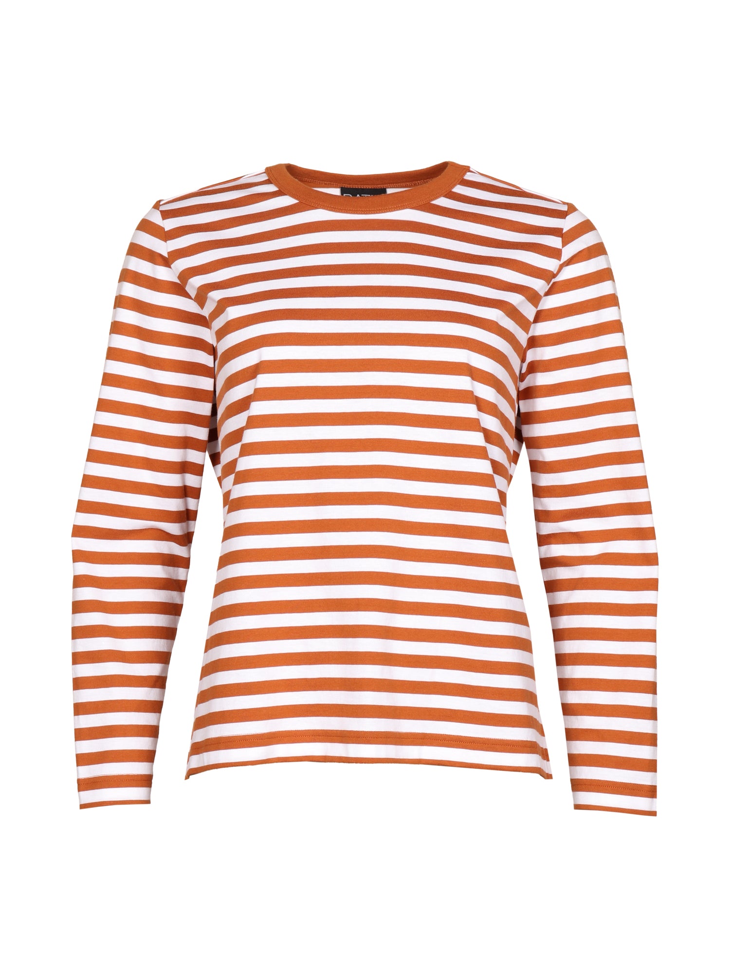 Miia Shirt Stripe, White/Brown