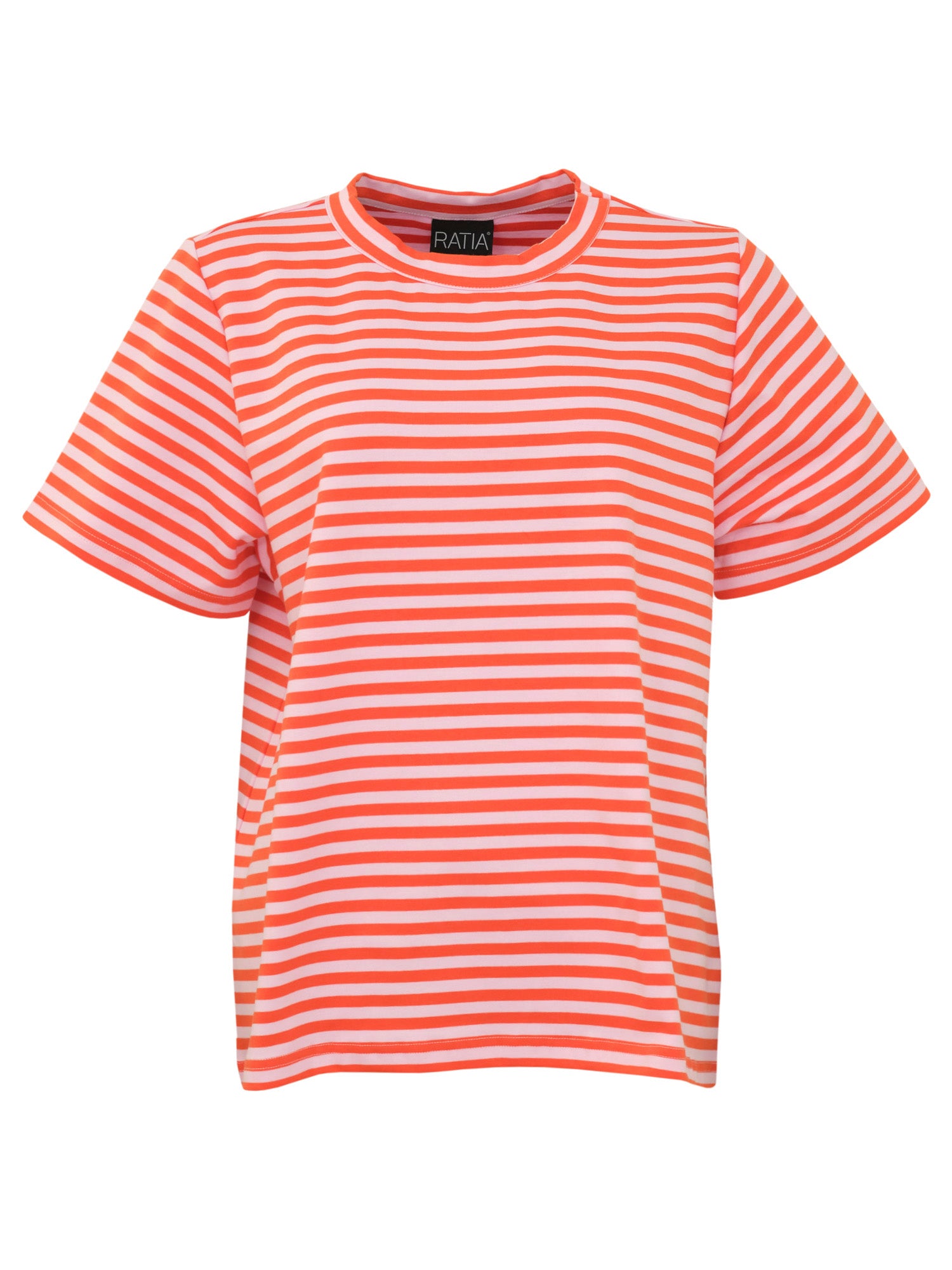 Lola T-paita Raita, Punainen/Roosa