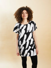 Pouta T-paita Nuoska, Musta/Valkoinen