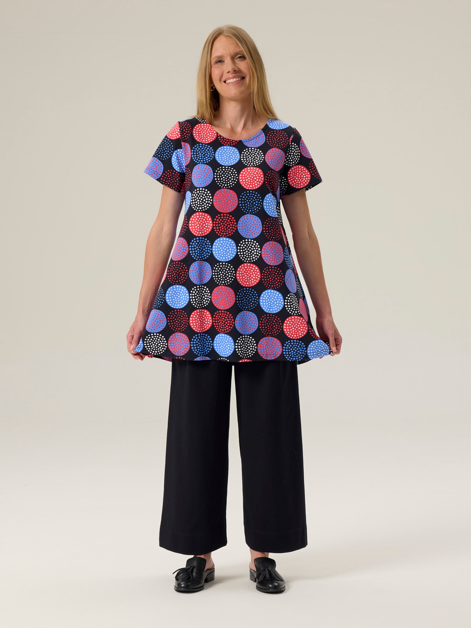 Pouta T-shirt Lumipallo, Blue/Red