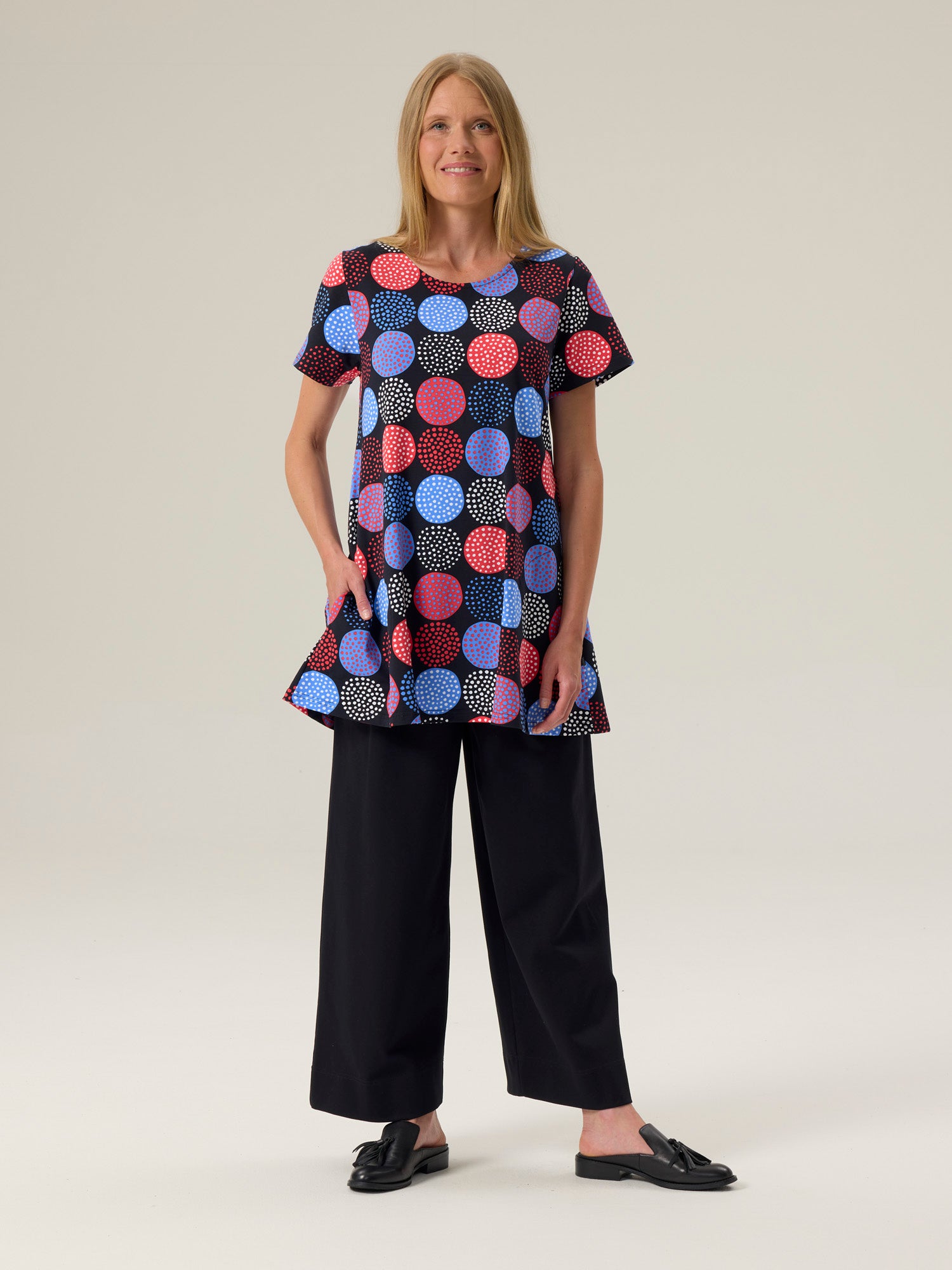 Pouta T-shirt Lumipallo, Blue/Red