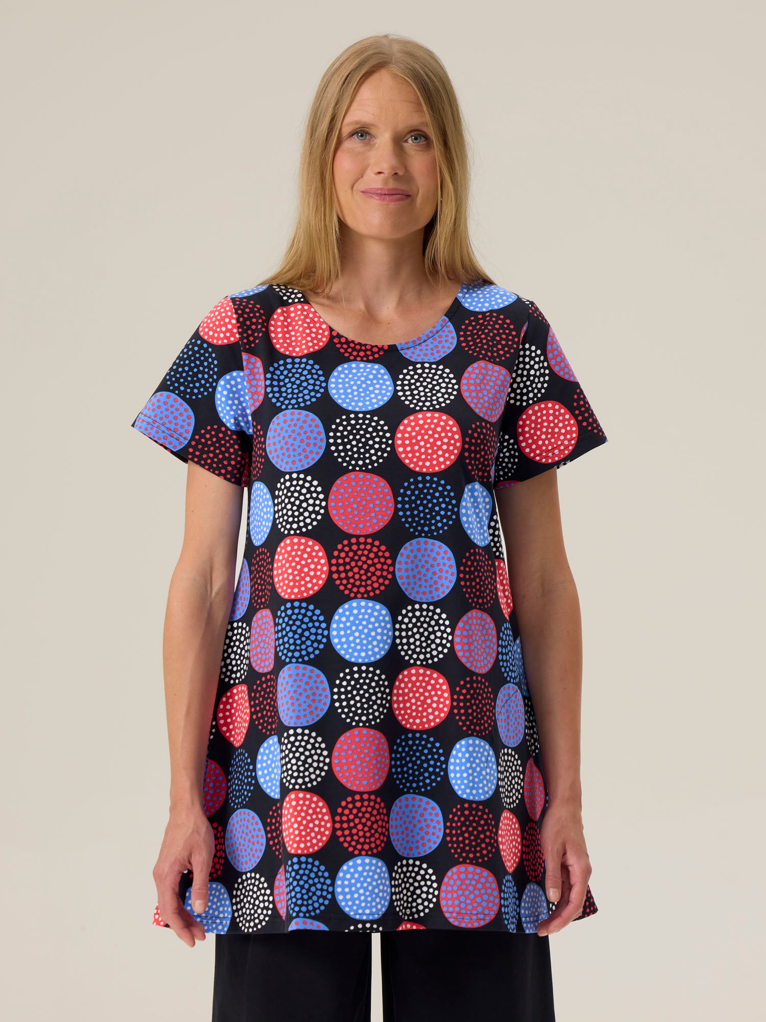 Pouta T-shirt Lumipallo, Blue/Red