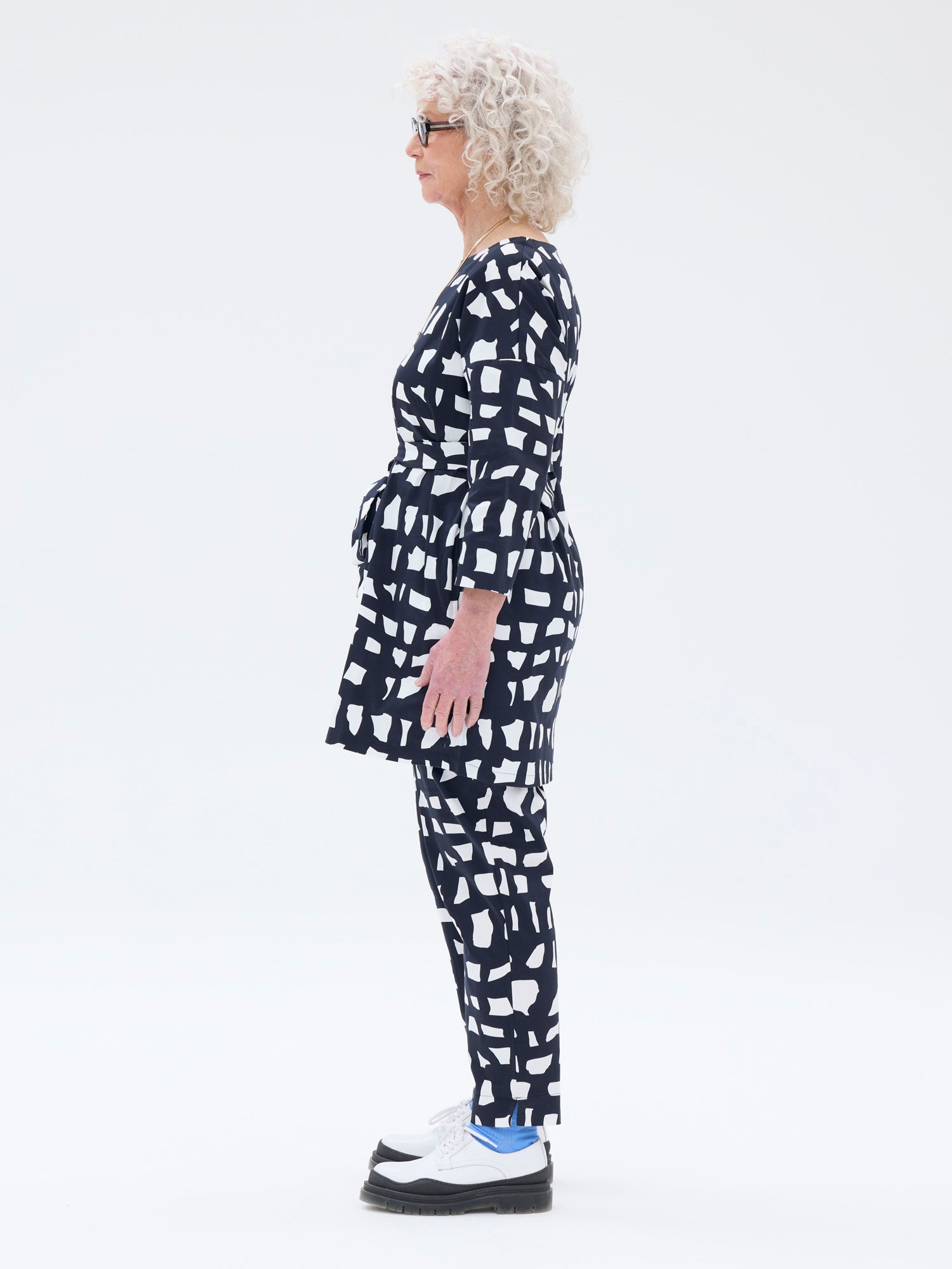Tuulikki Pants Block, Black/White
