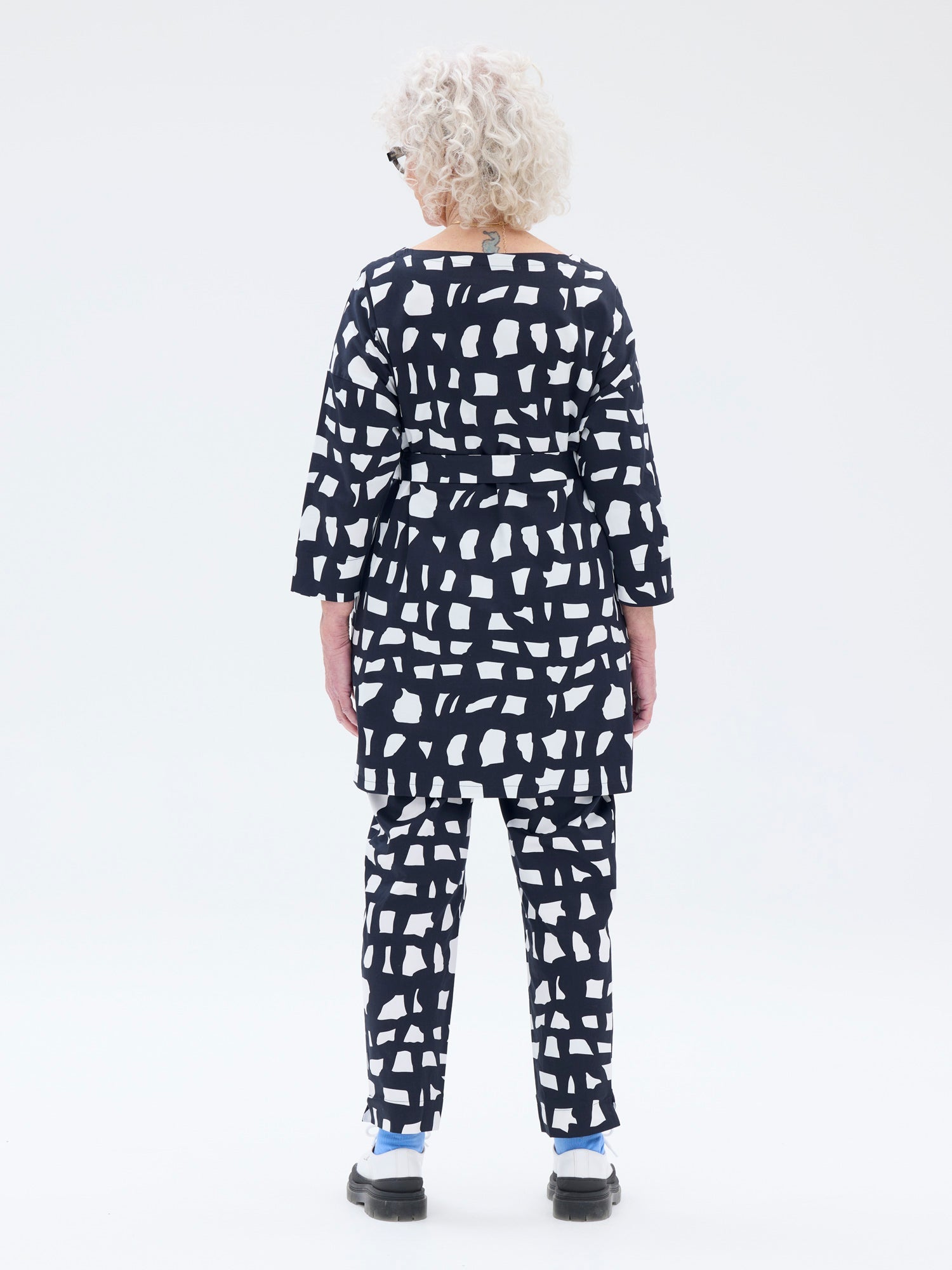 Tuulikki Pants Block, Black/White