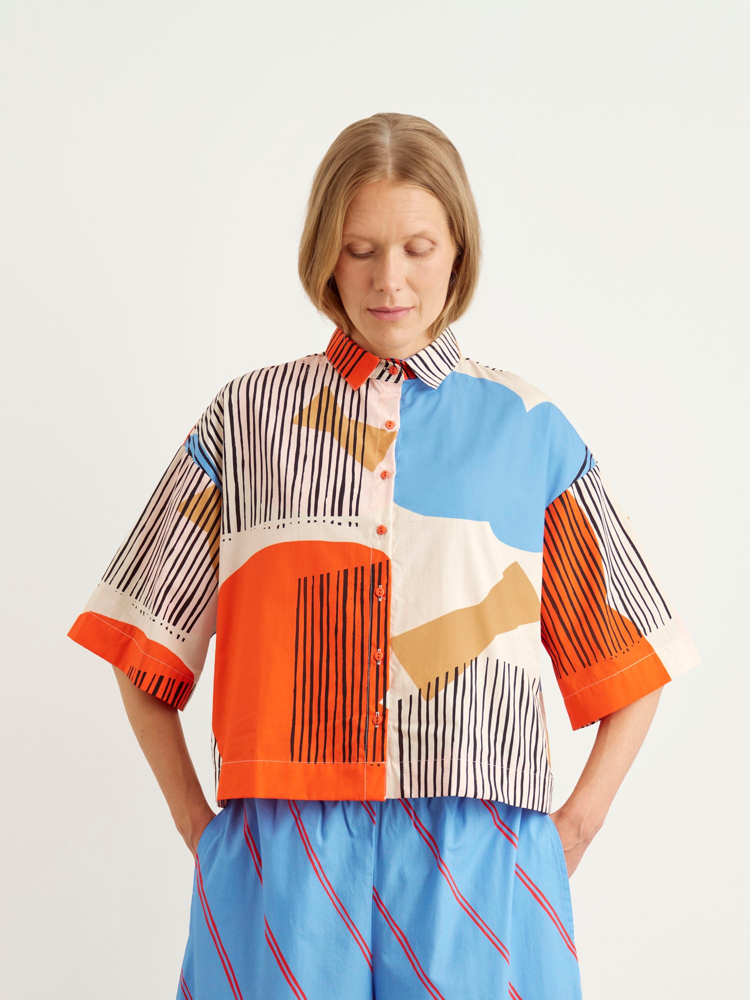 Heili Blouse Pouta, Multicolored