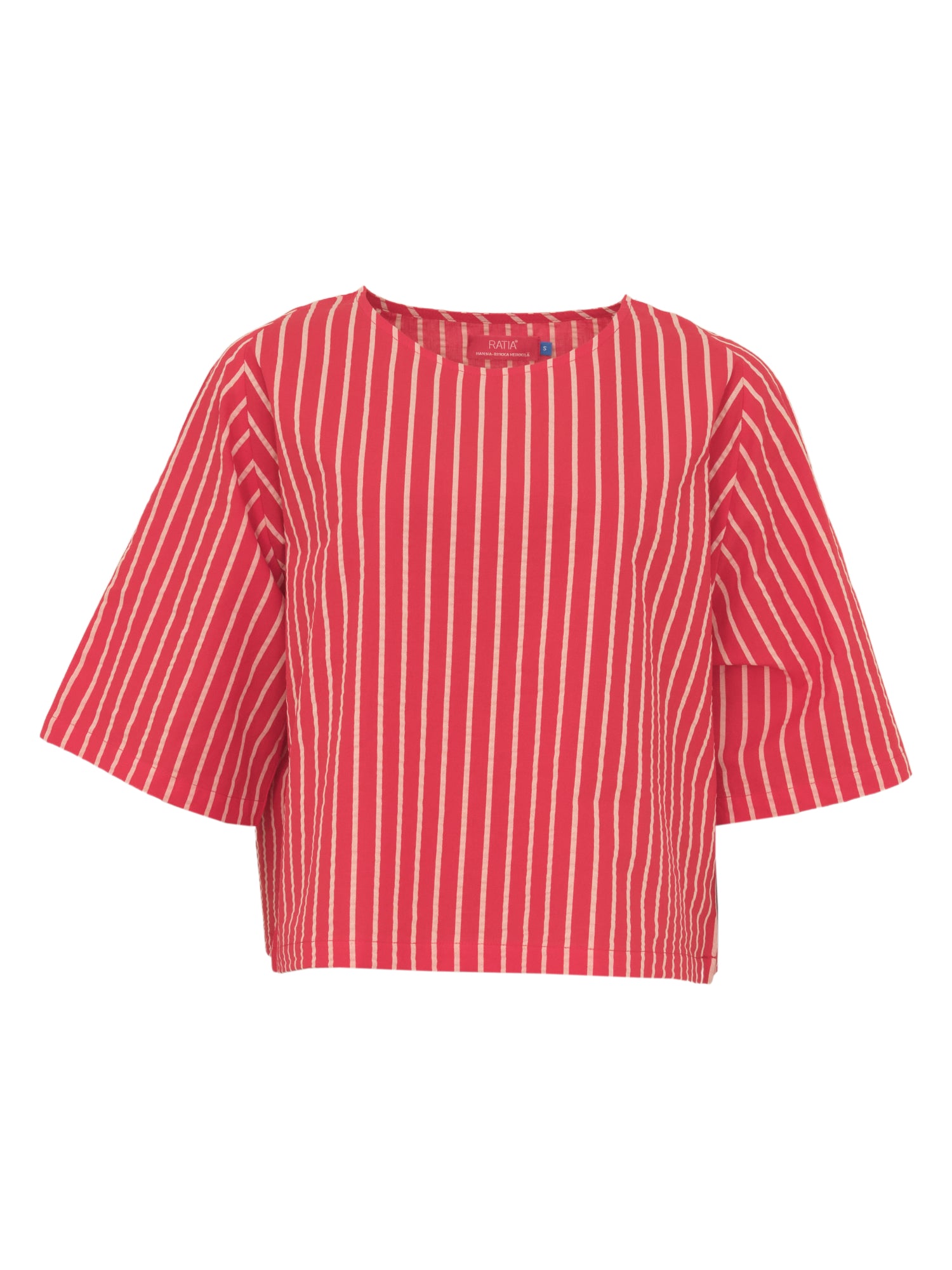 Hehku Shirt Raita, Red/White