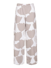 Puhuri Trousers Ulpukka, Beige/White