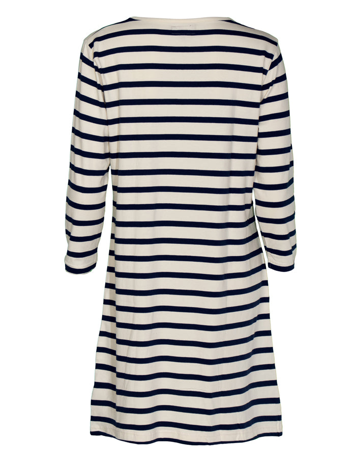 Dilla Dress Stripe, Sand/Blue