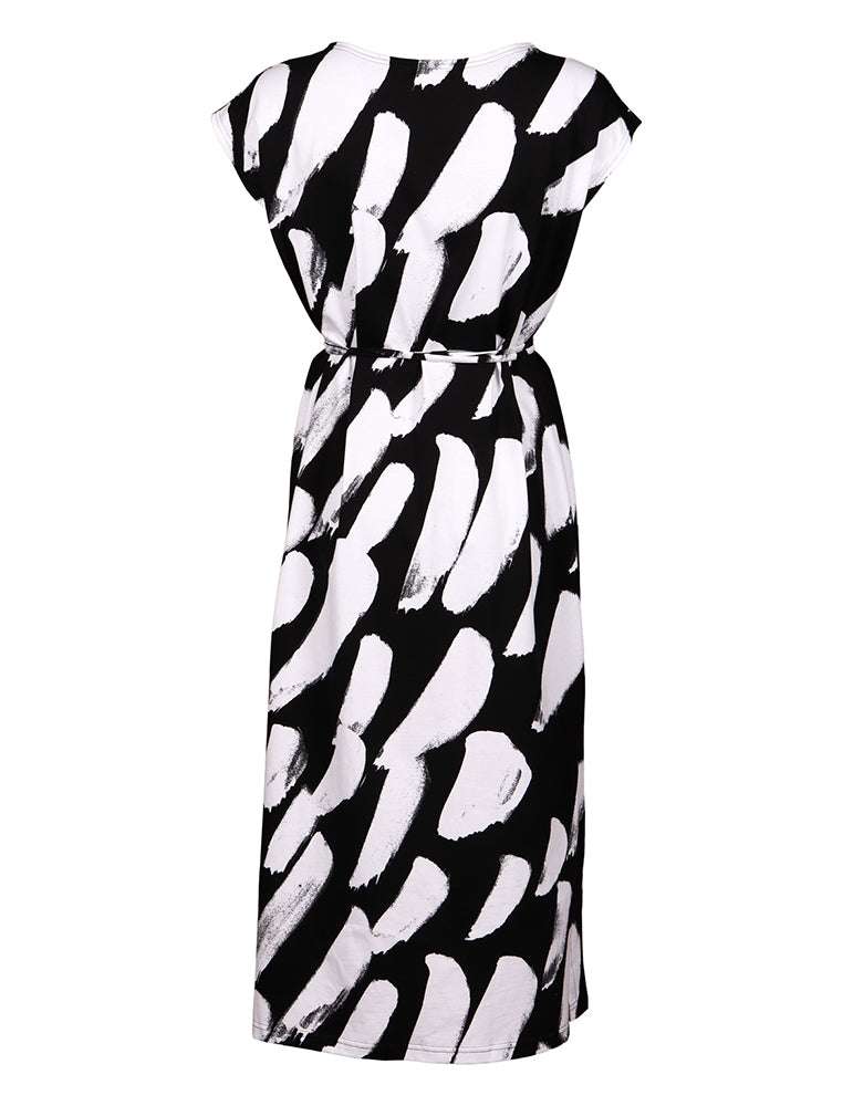 Beatrice Dress Nuoska, Black/White
