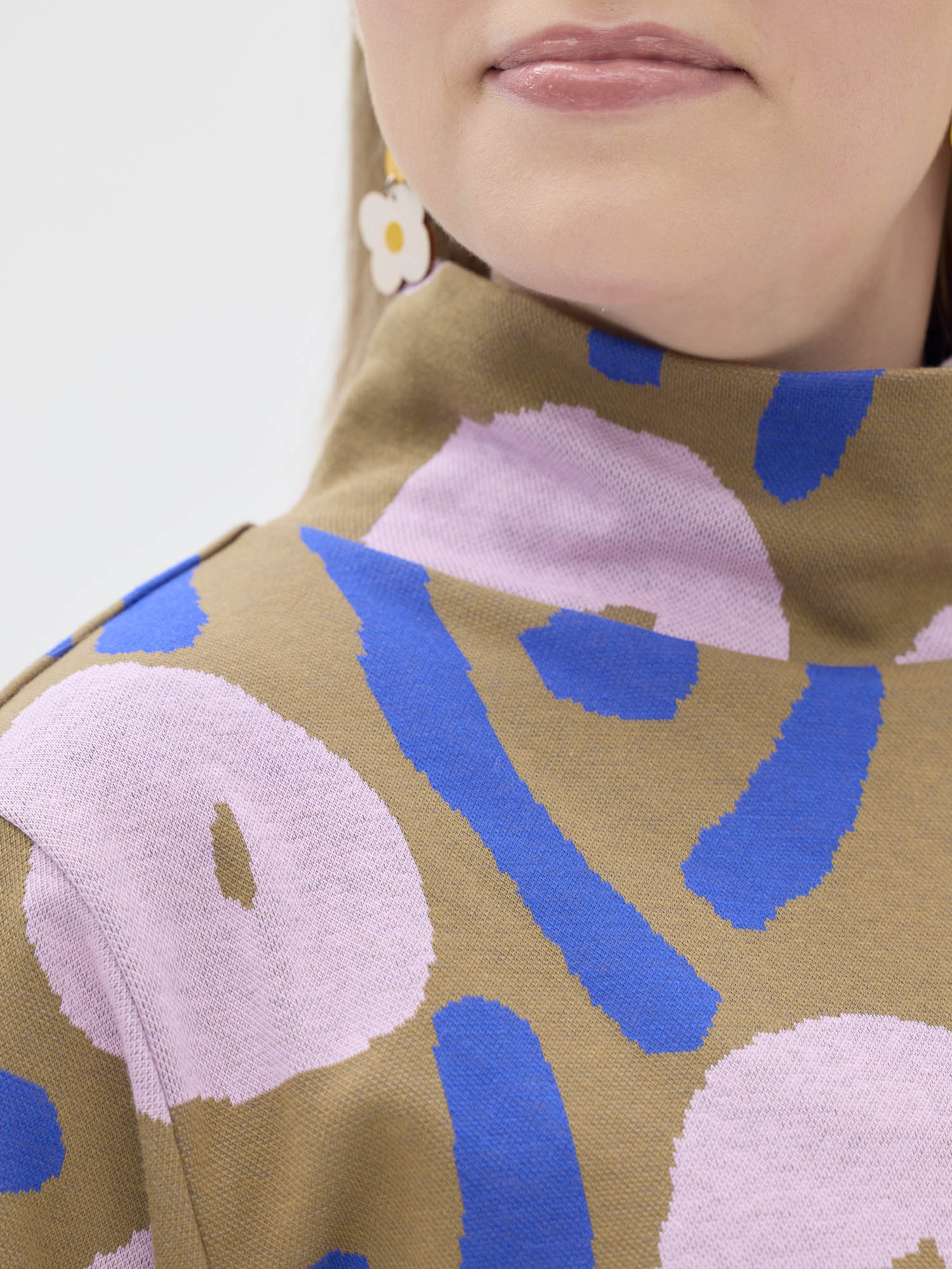 Nikita Knitted Dress Nuppunen, Latte