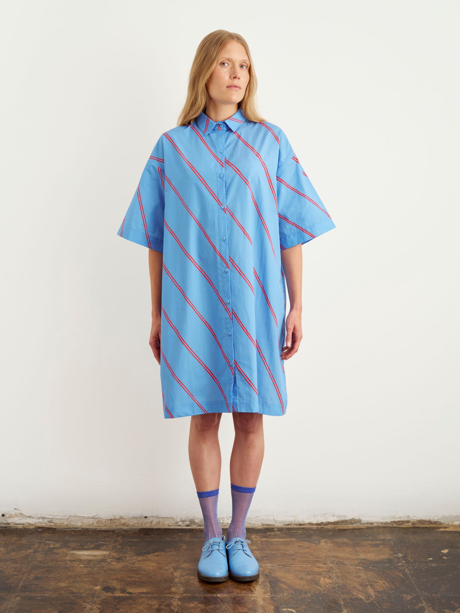 Kaste Shirt Dress Suunta, Blue