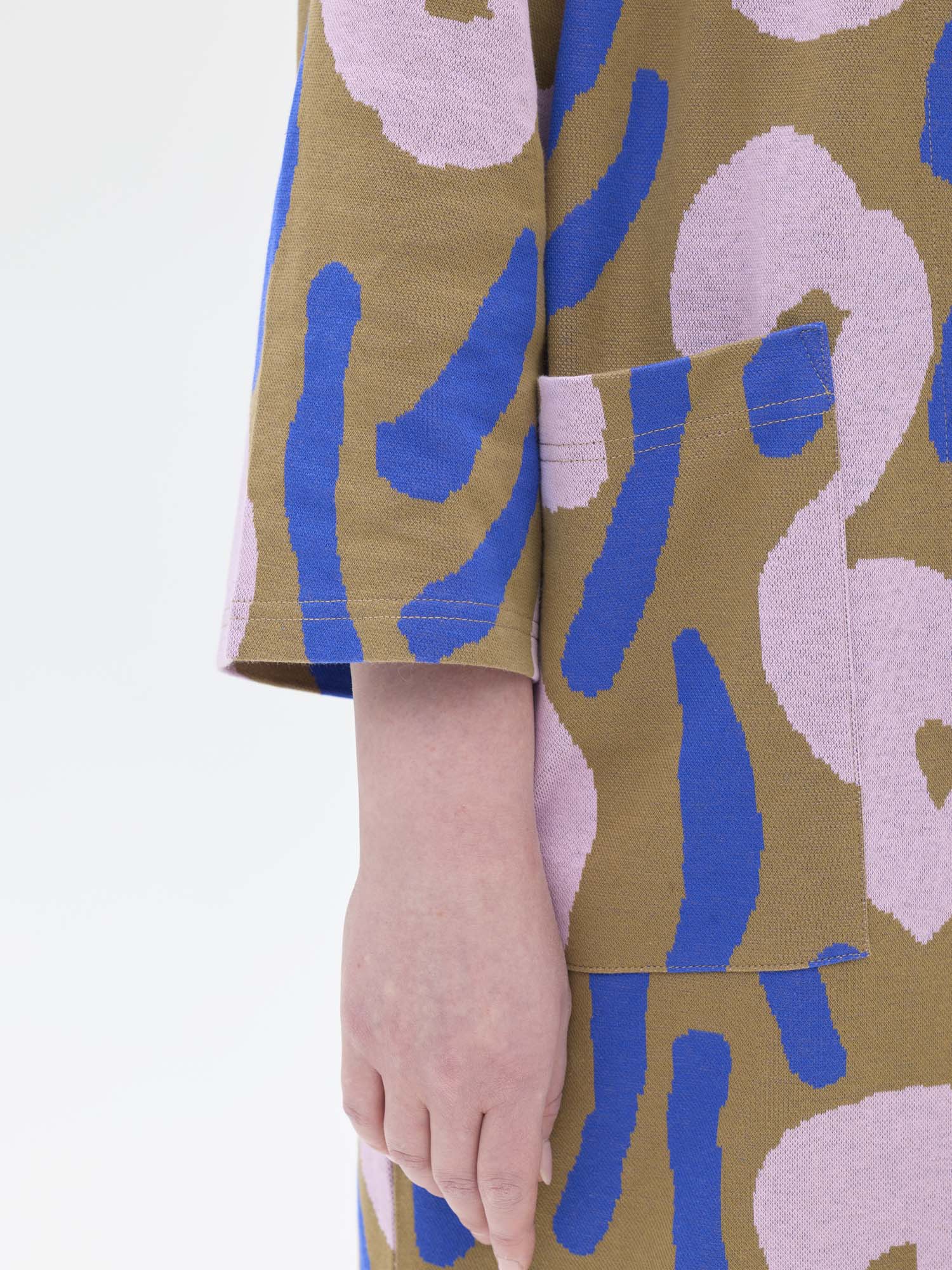 Karita Knitted Jacket Nuppunen, Latte