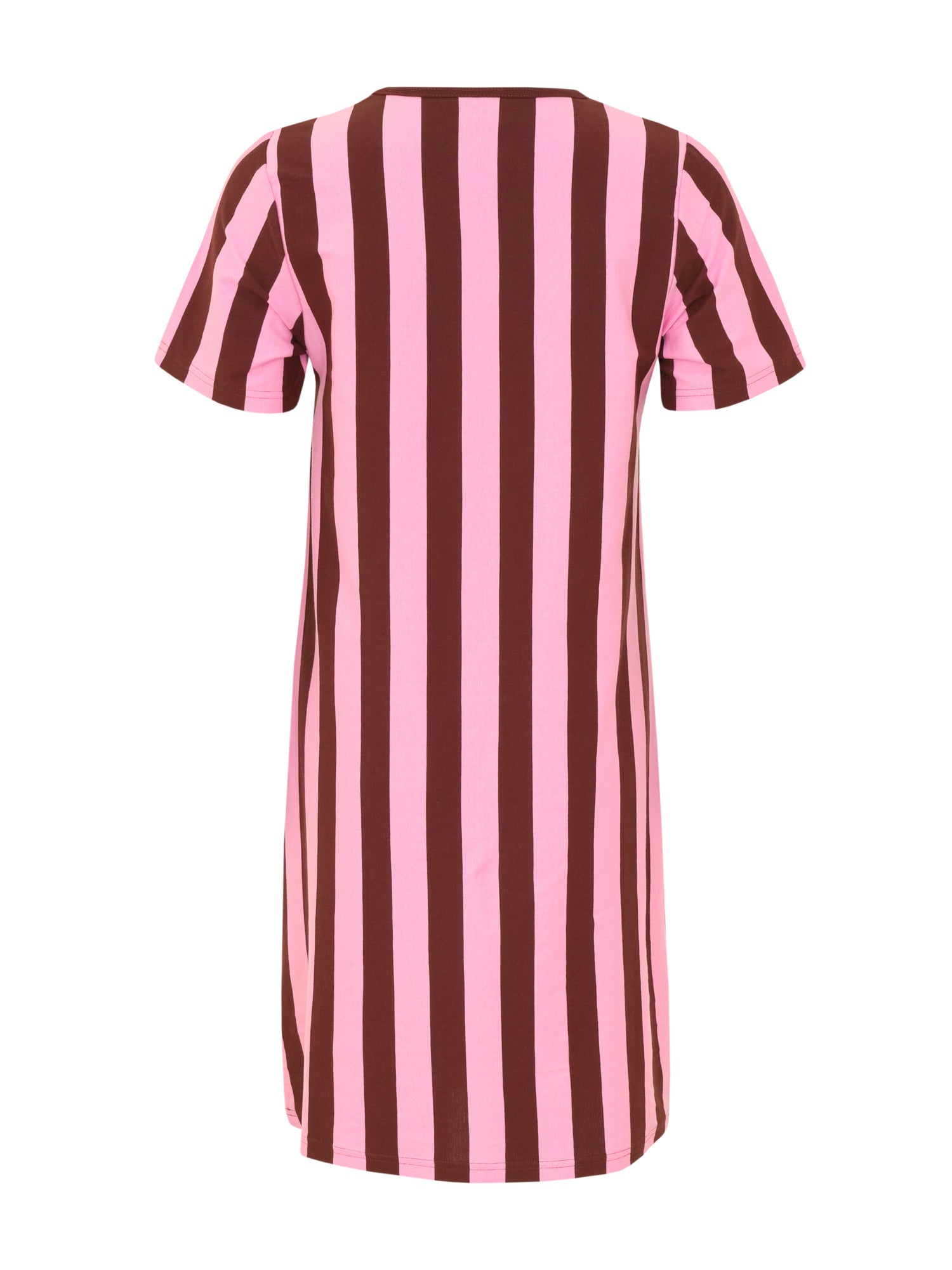 Moona nightshirt Stripe, Pink/Burgundy
