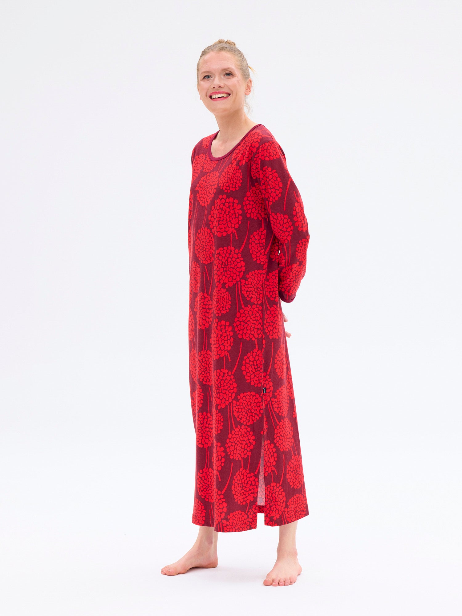 Fanni Nightgown Daaliat, Red