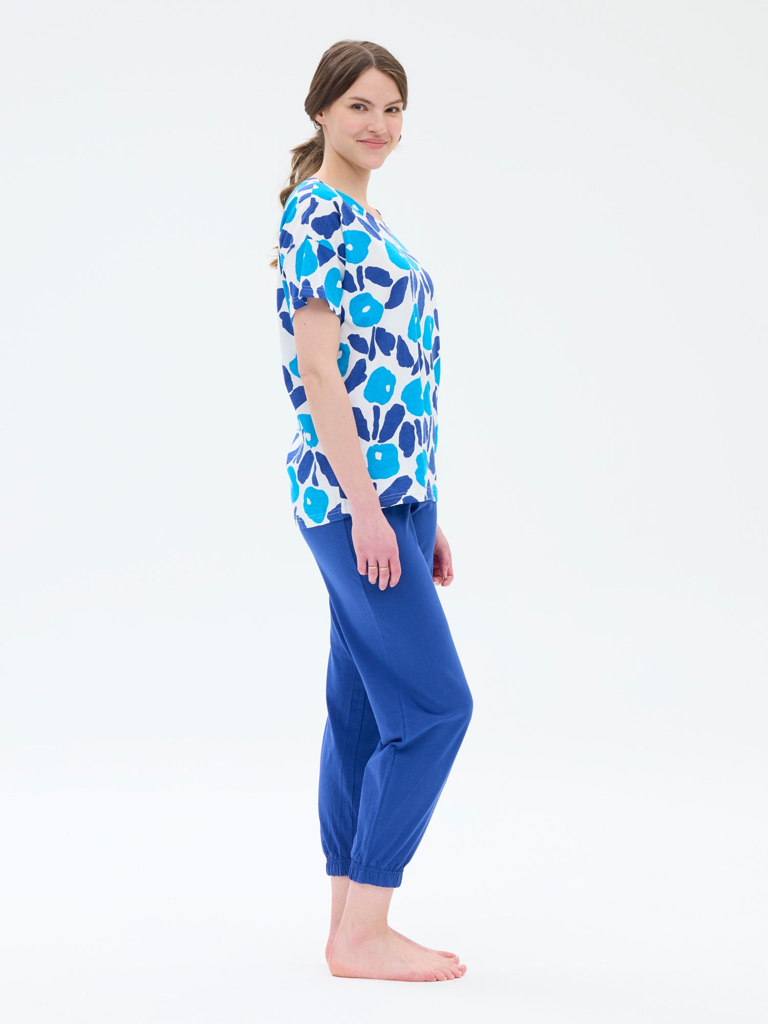 Pyjama Nippu, Sininen/Valkoinen