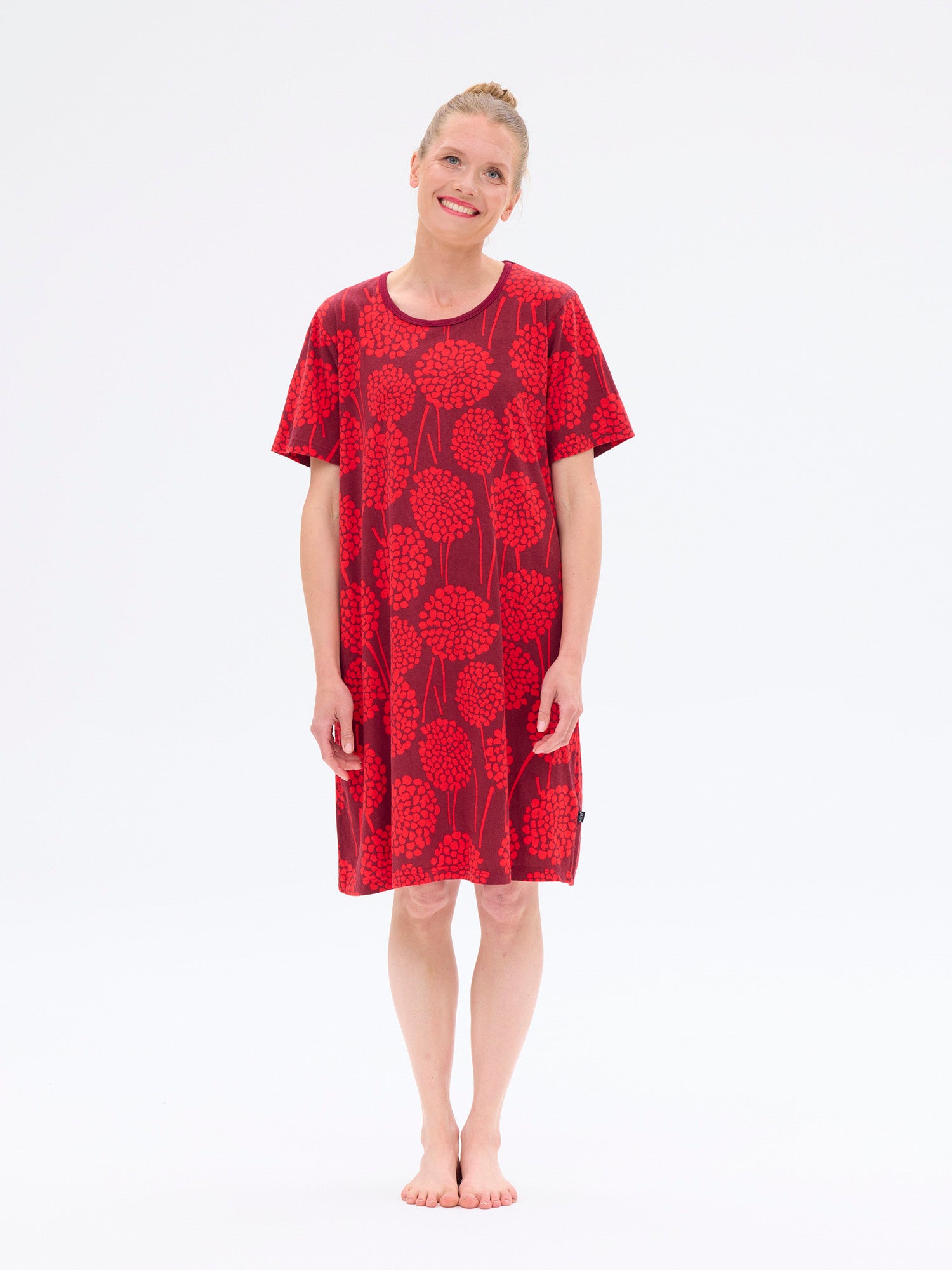 Moona Nightgown Daaliat, Red