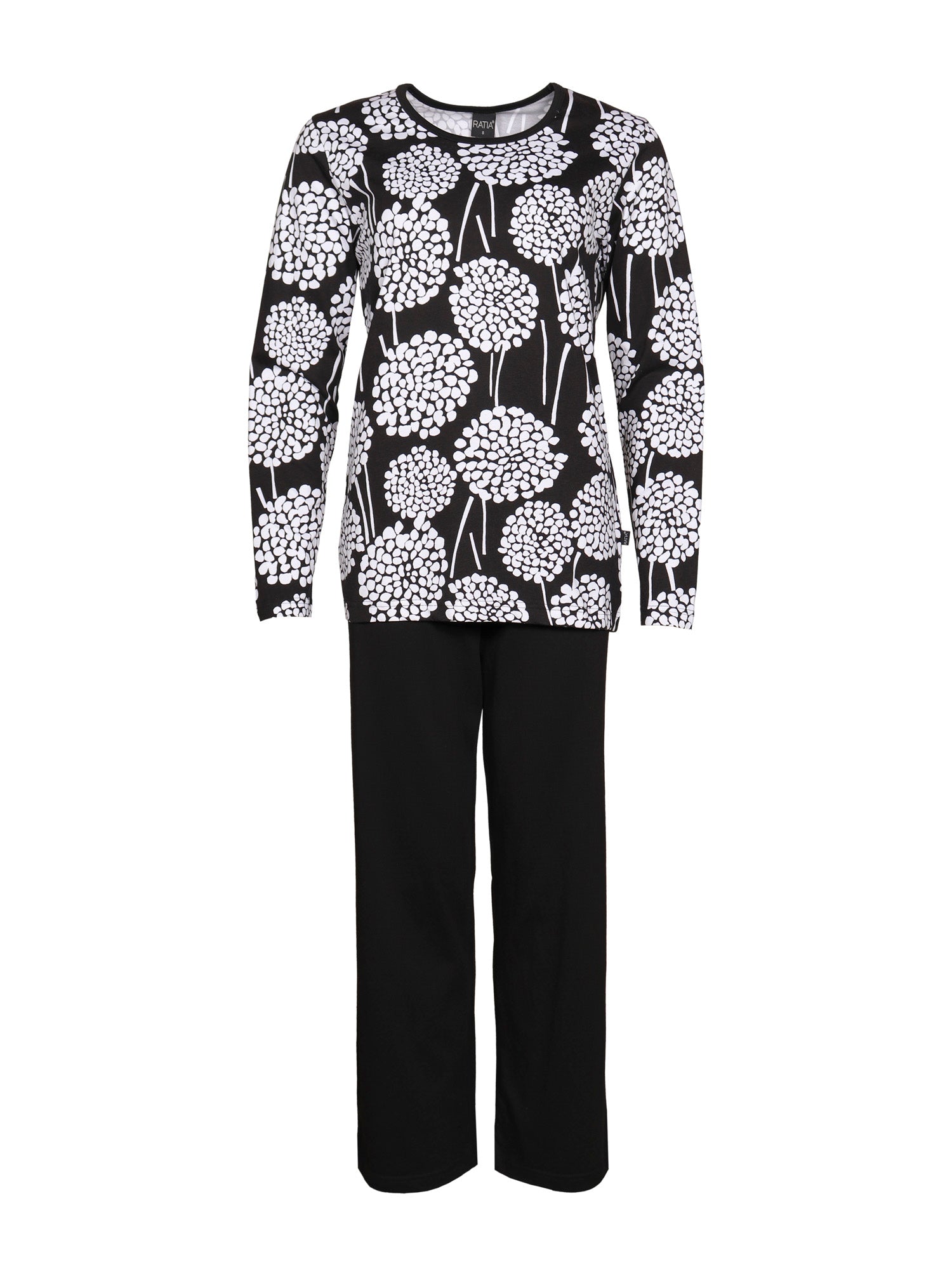 Sofia Pajamas Daaliat, Black/White