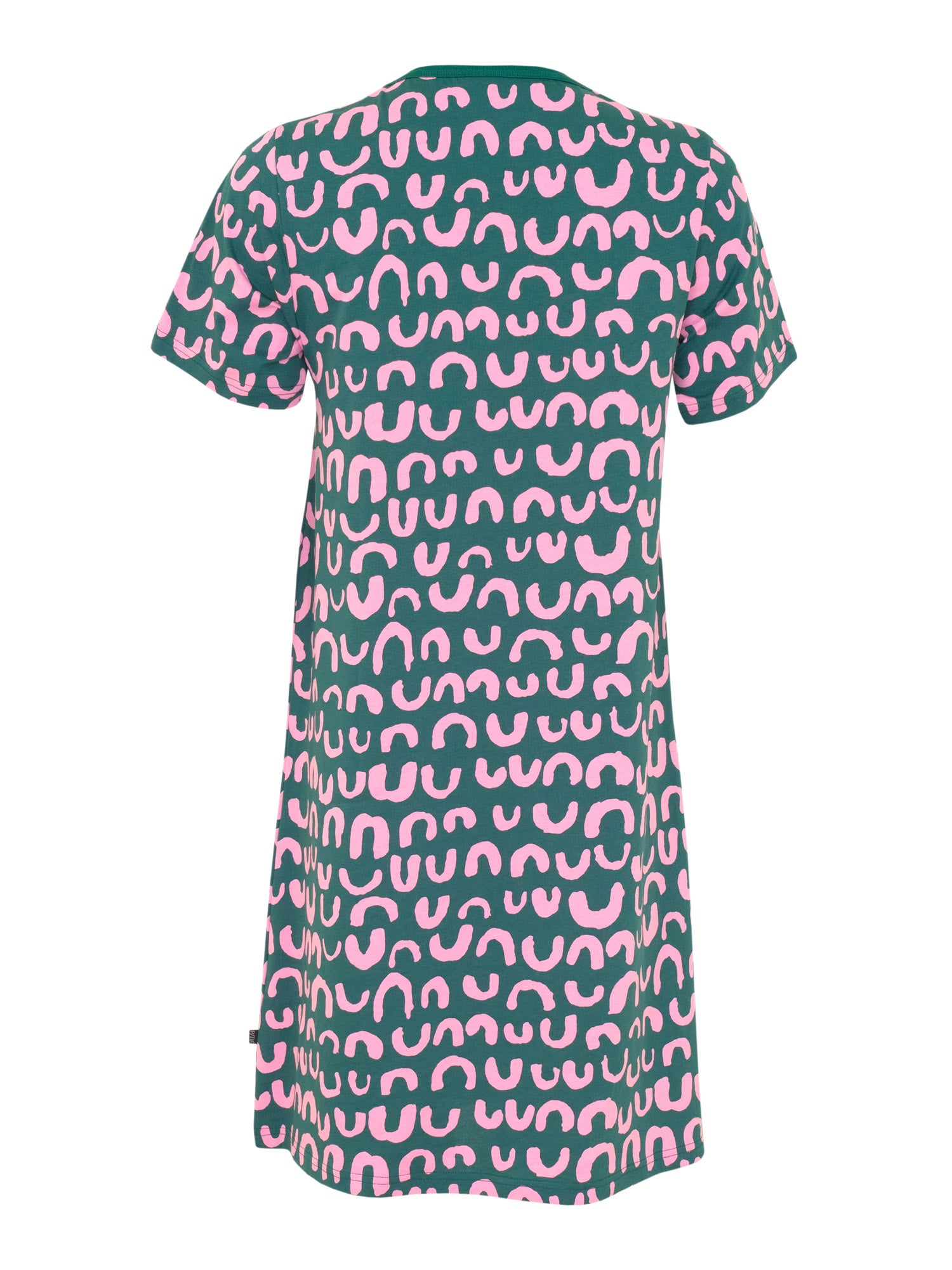 Moona nightshirt Nurinkurin, Pink/Green