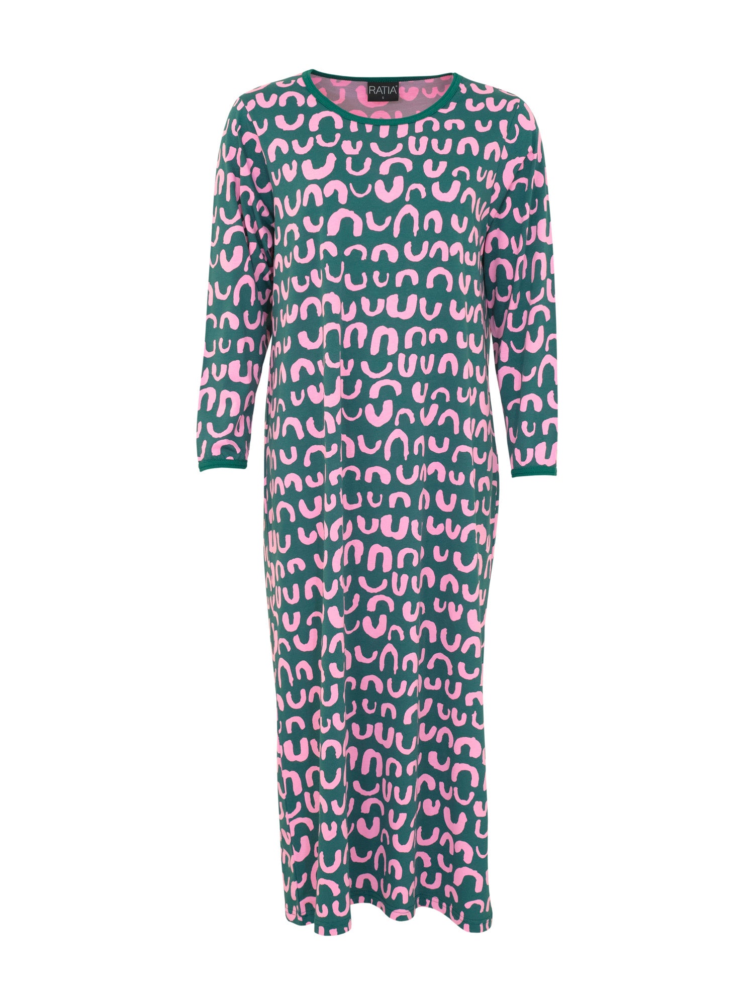 Felia Nightgown Nurinkurin, Pink/Green