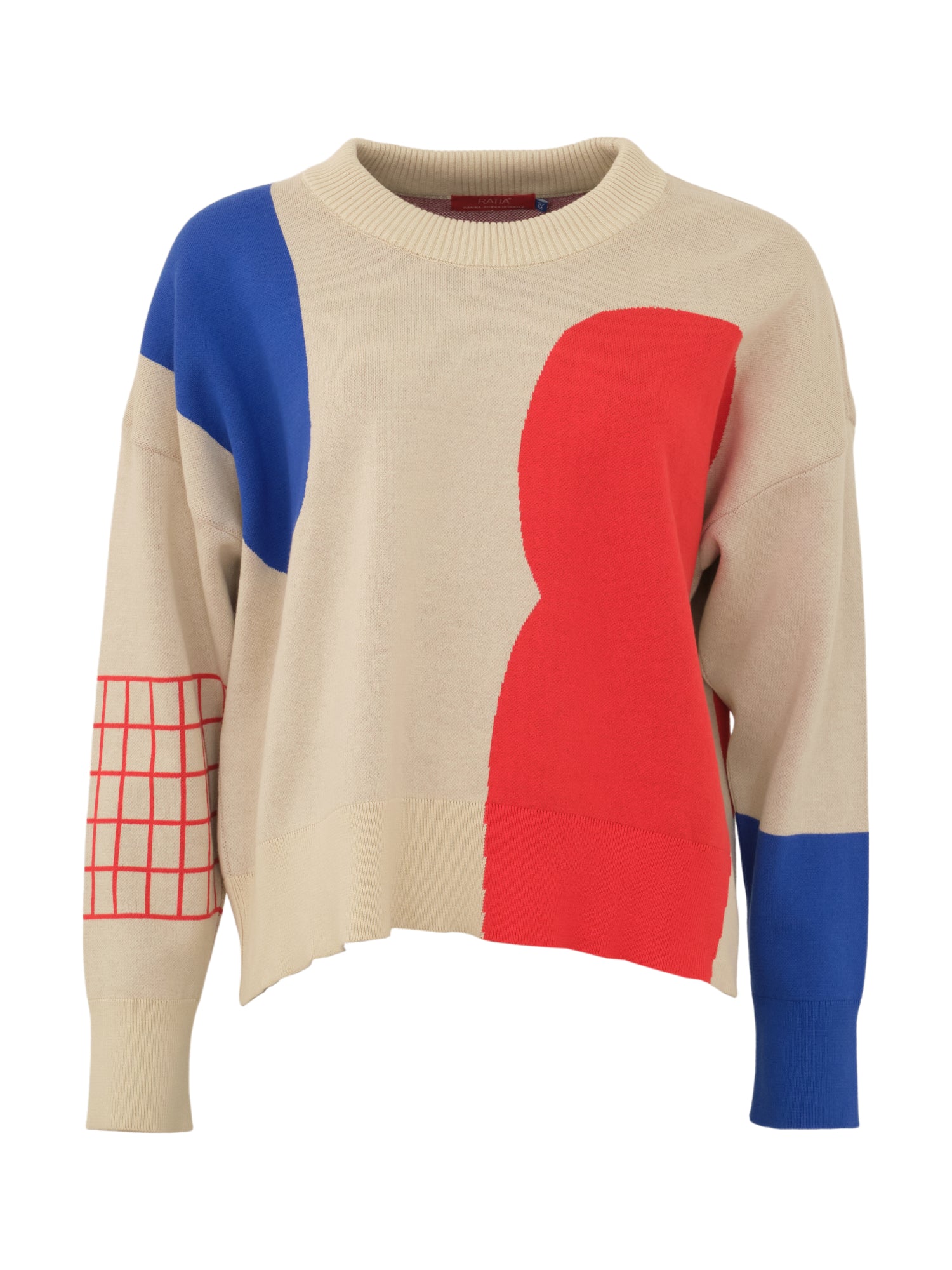 Helinä Knit Sweater Pouta, Multicolored